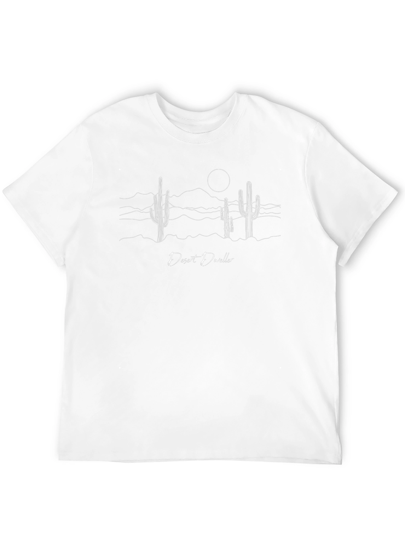 Desert Dweller Black T-Shirt - Cactus Graphic Tee