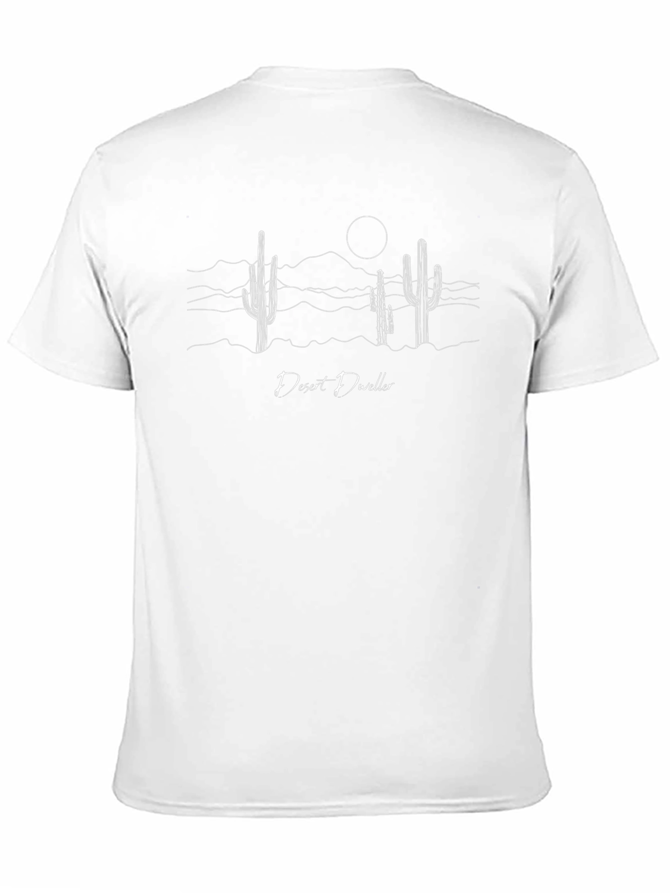 Desert Dweller Black T-Shirt - Cactus Graphic Tee