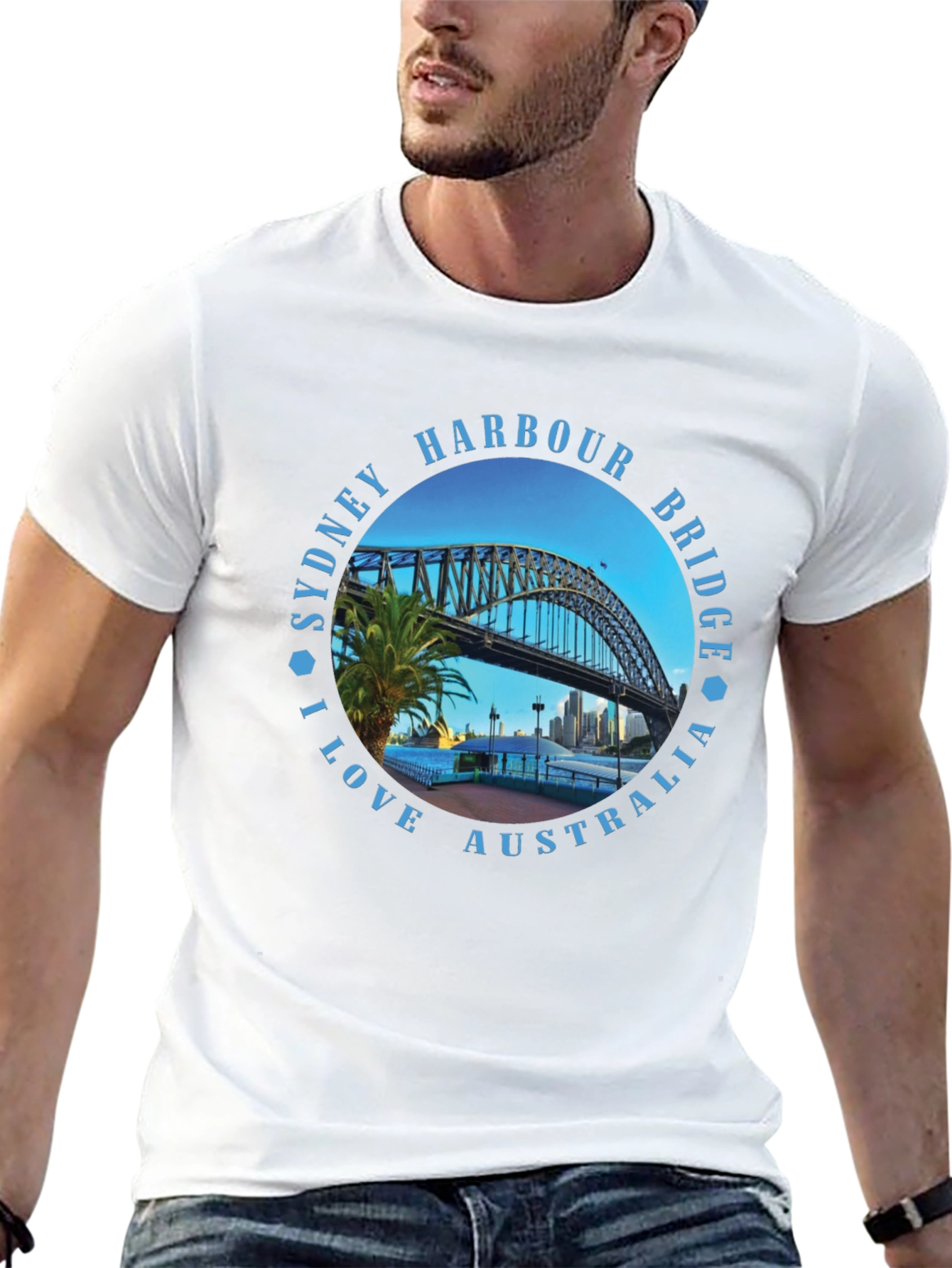 Sydney Harbour Bridge T-Shirt - I Love Australia