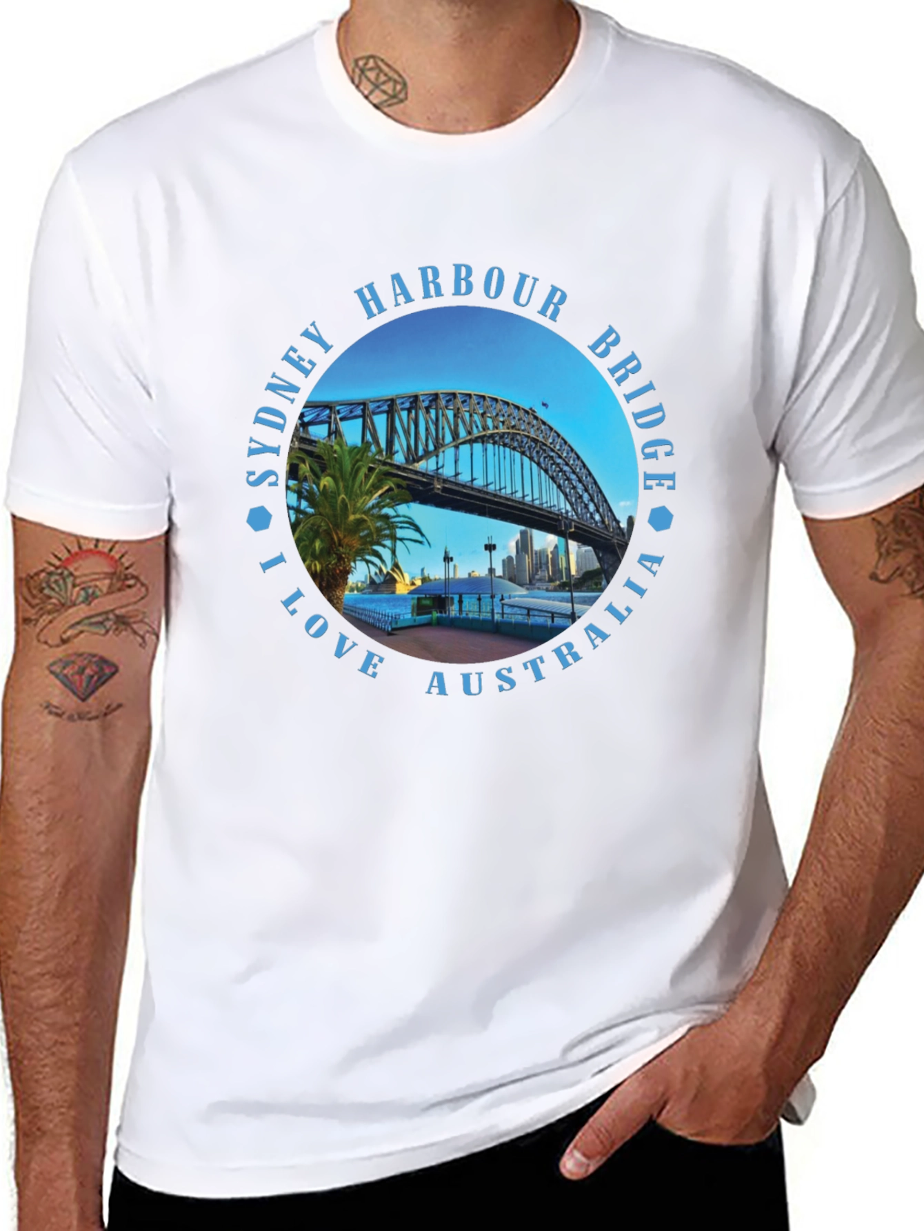 Sydney Harbour Bridge T-Shirt - I Love Australia