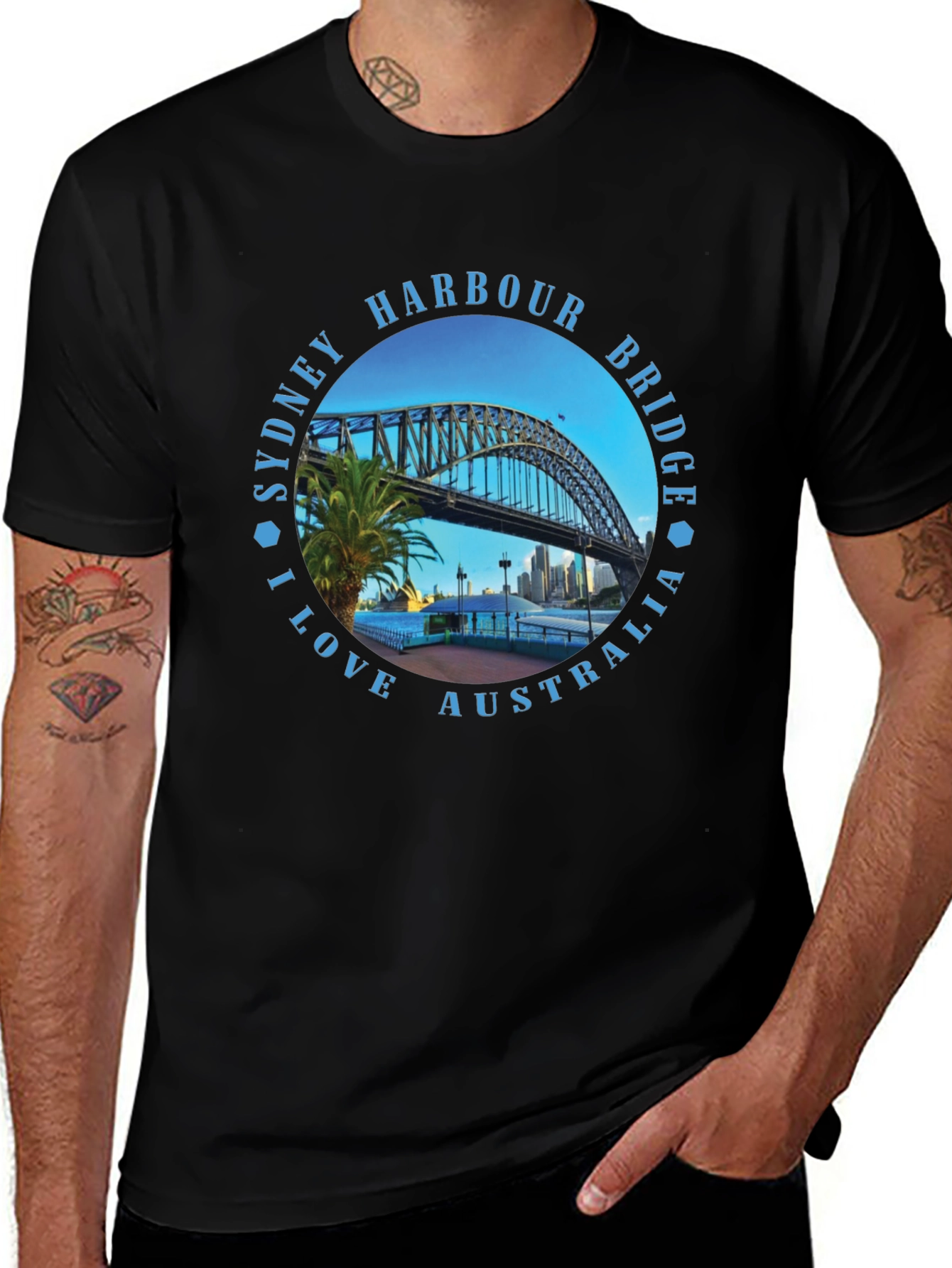 Sydney Harbour Bridge T-Shirt - I Love Australia
