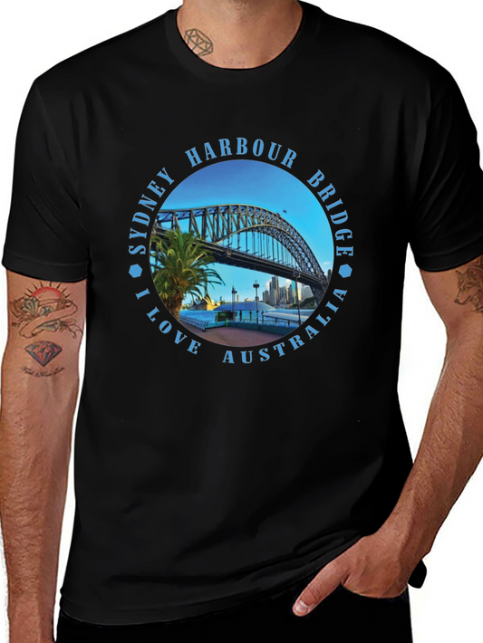 Sydney Harbour Bridge T-Shirt - I Love Australia