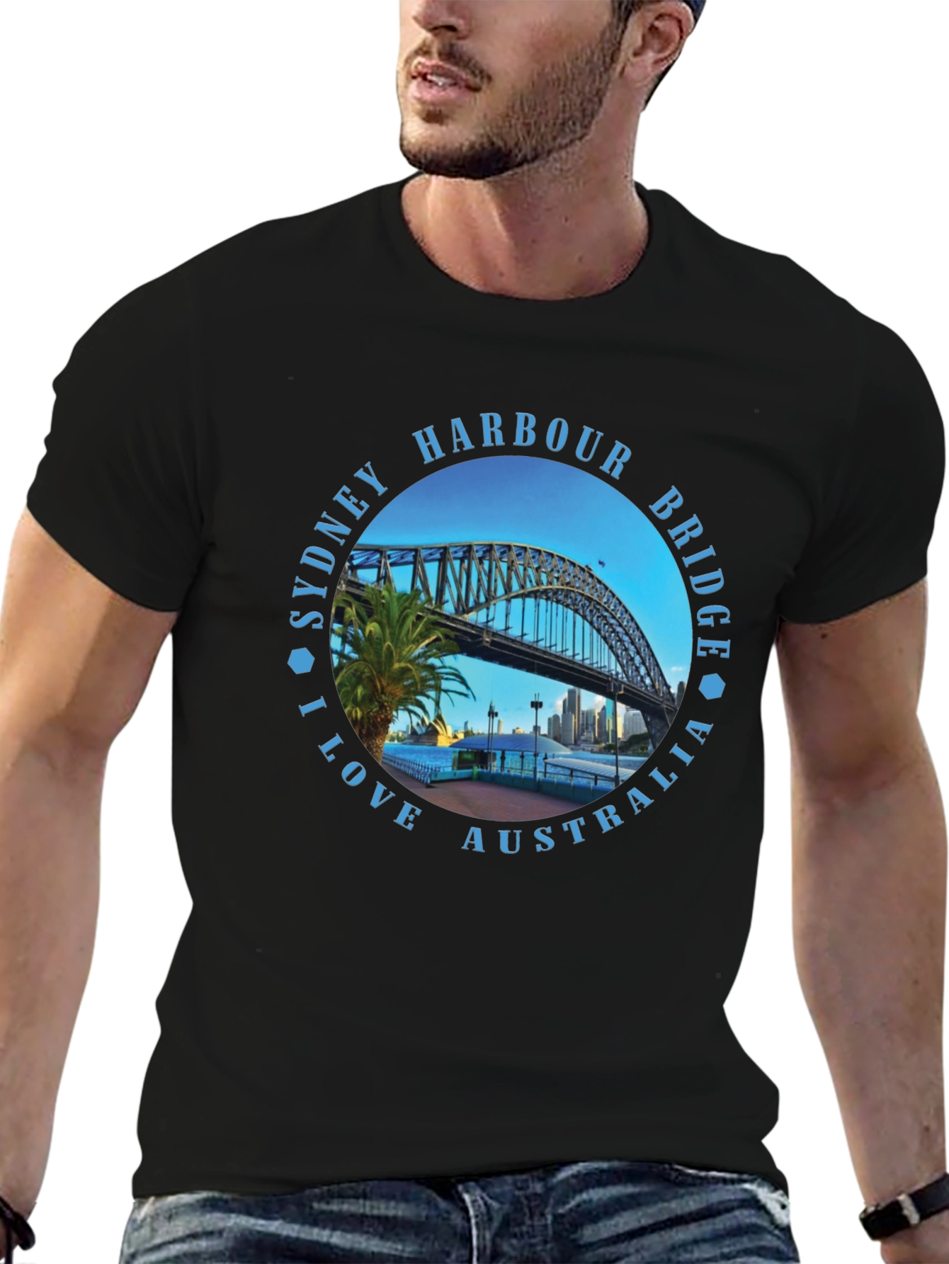 Sydney Harbour Bridge T-Shirt - I Love Australia