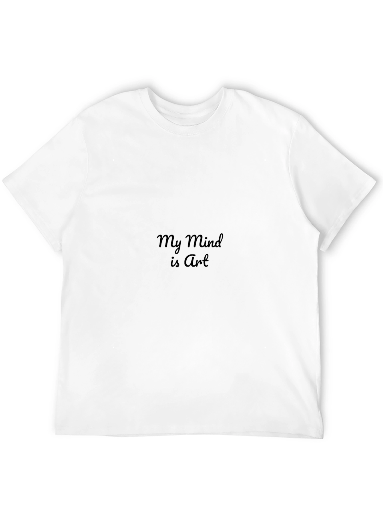 My Mind is Art Black T-Shirt