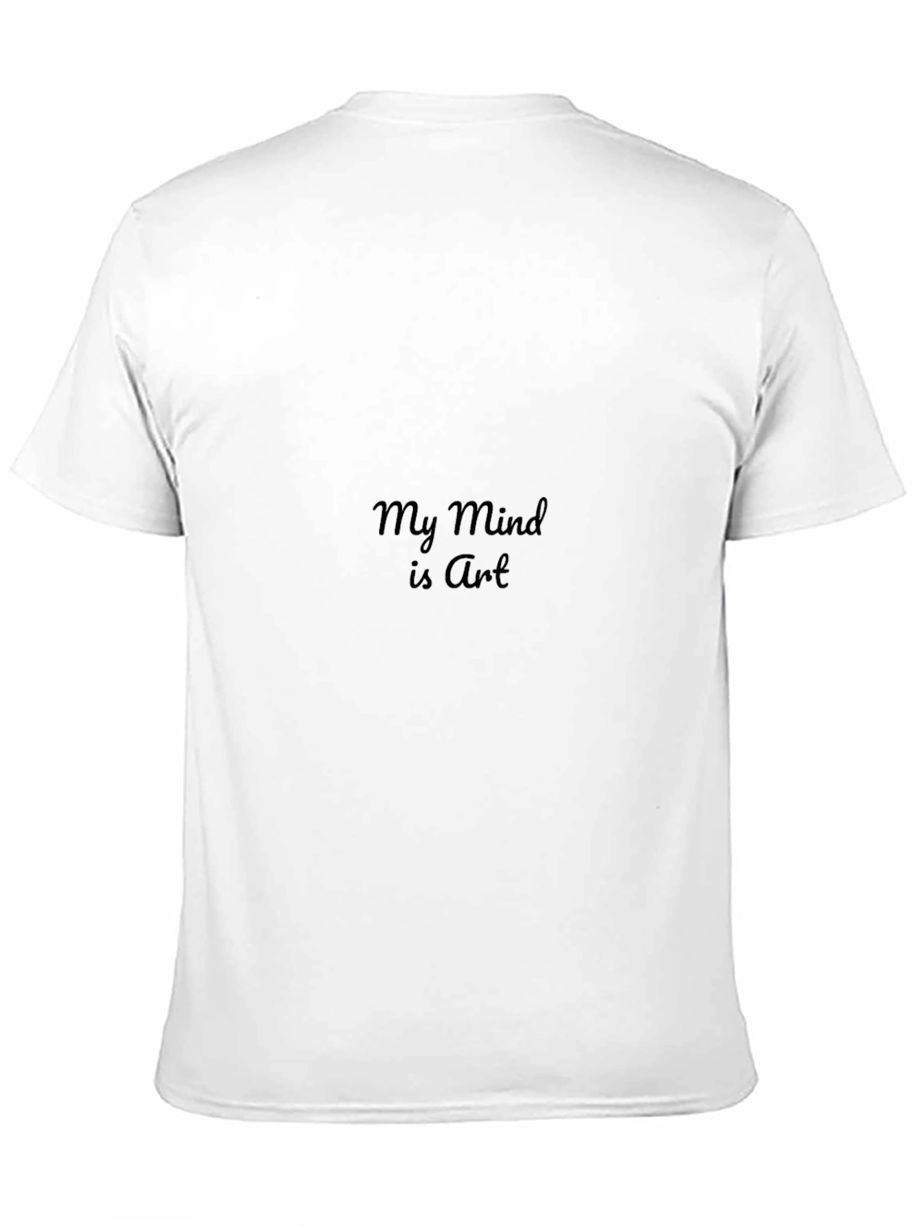 My Mind is Art Black T-Shirt