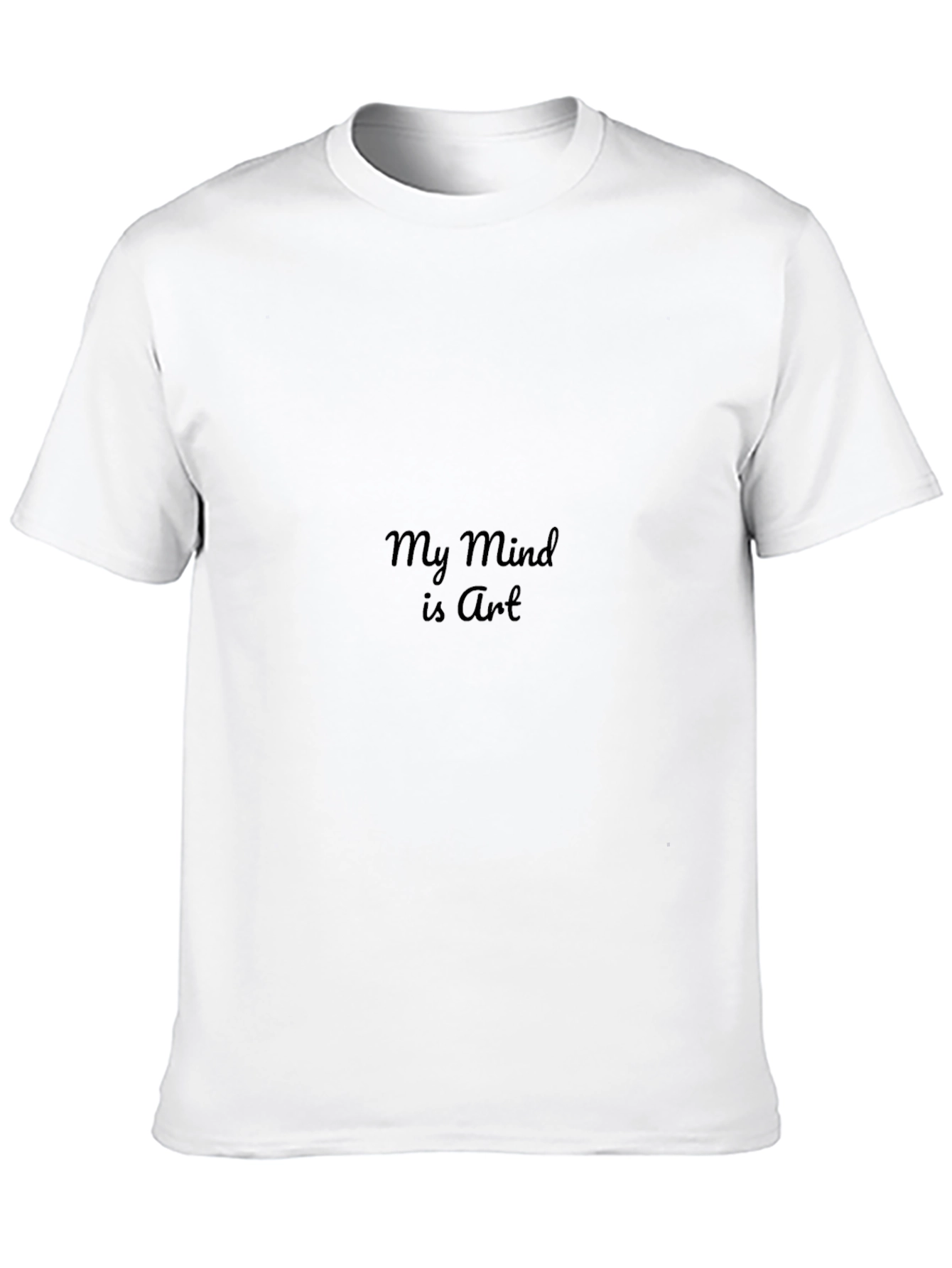 My Mind is Art Black T-Shirt