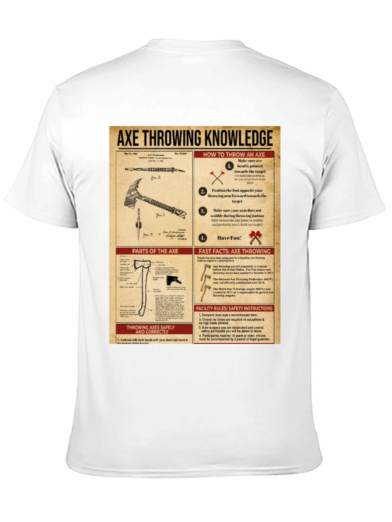 Axe Throwing Knowledge T-Shirt