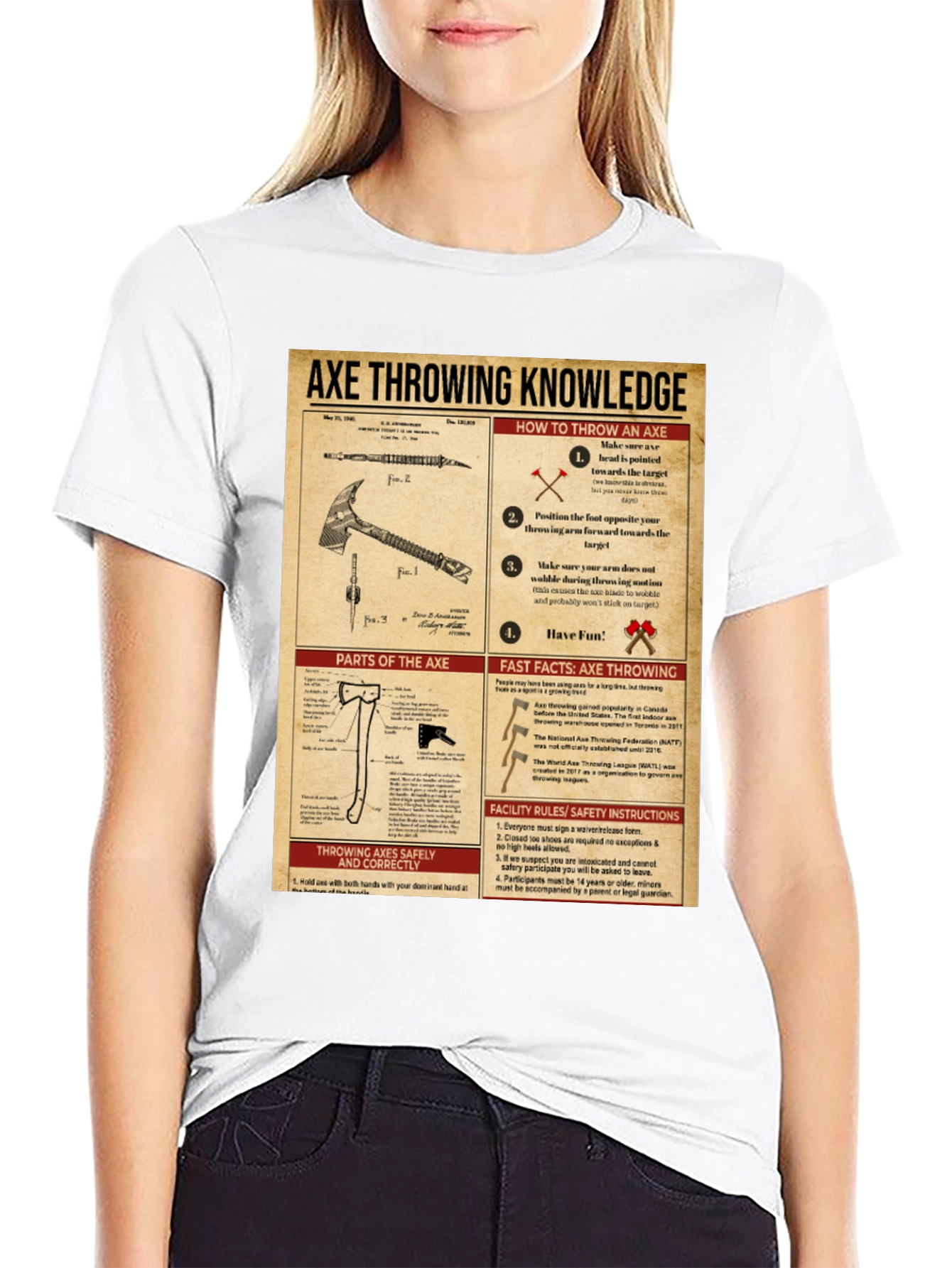 Axe Throwing Knowledge T-Shirt