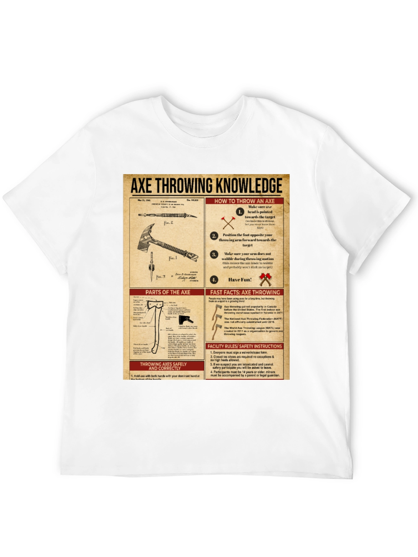 Axe Throwing Knowledge T-Shirt