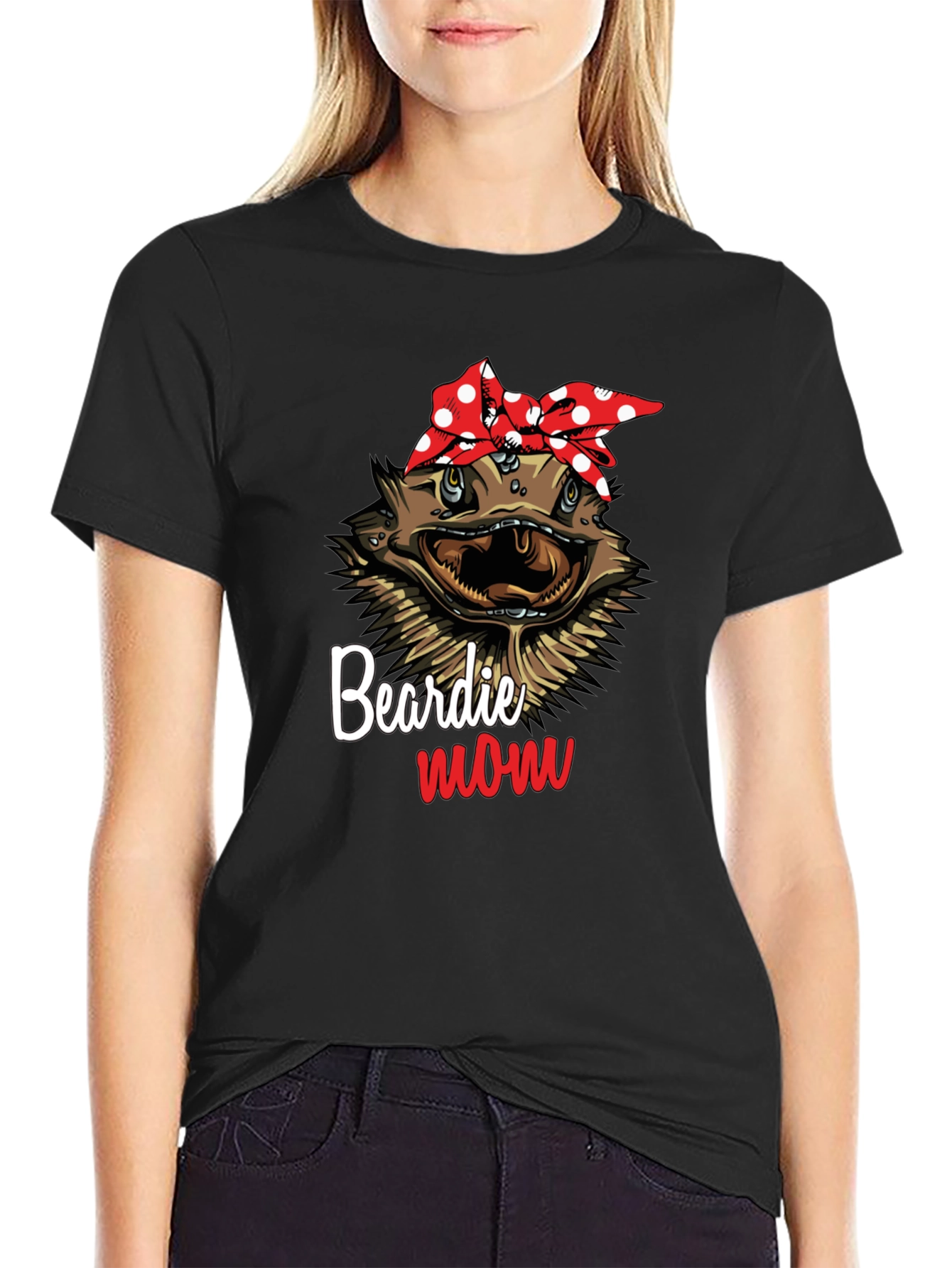 Beardie Mom T-Shirt - Reptile Lover Tee