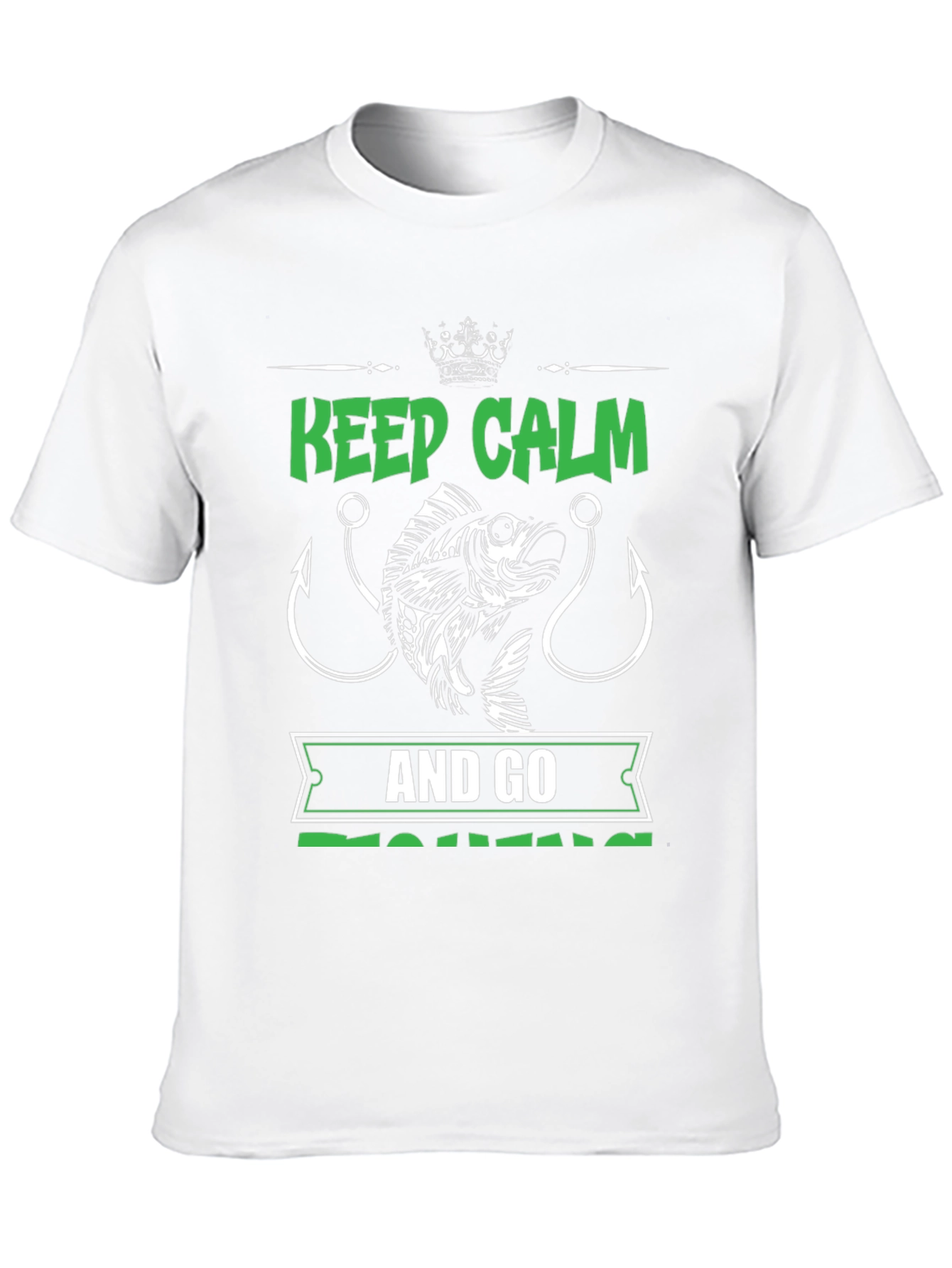 Keep Calm and Go Fishing Graphic Tee