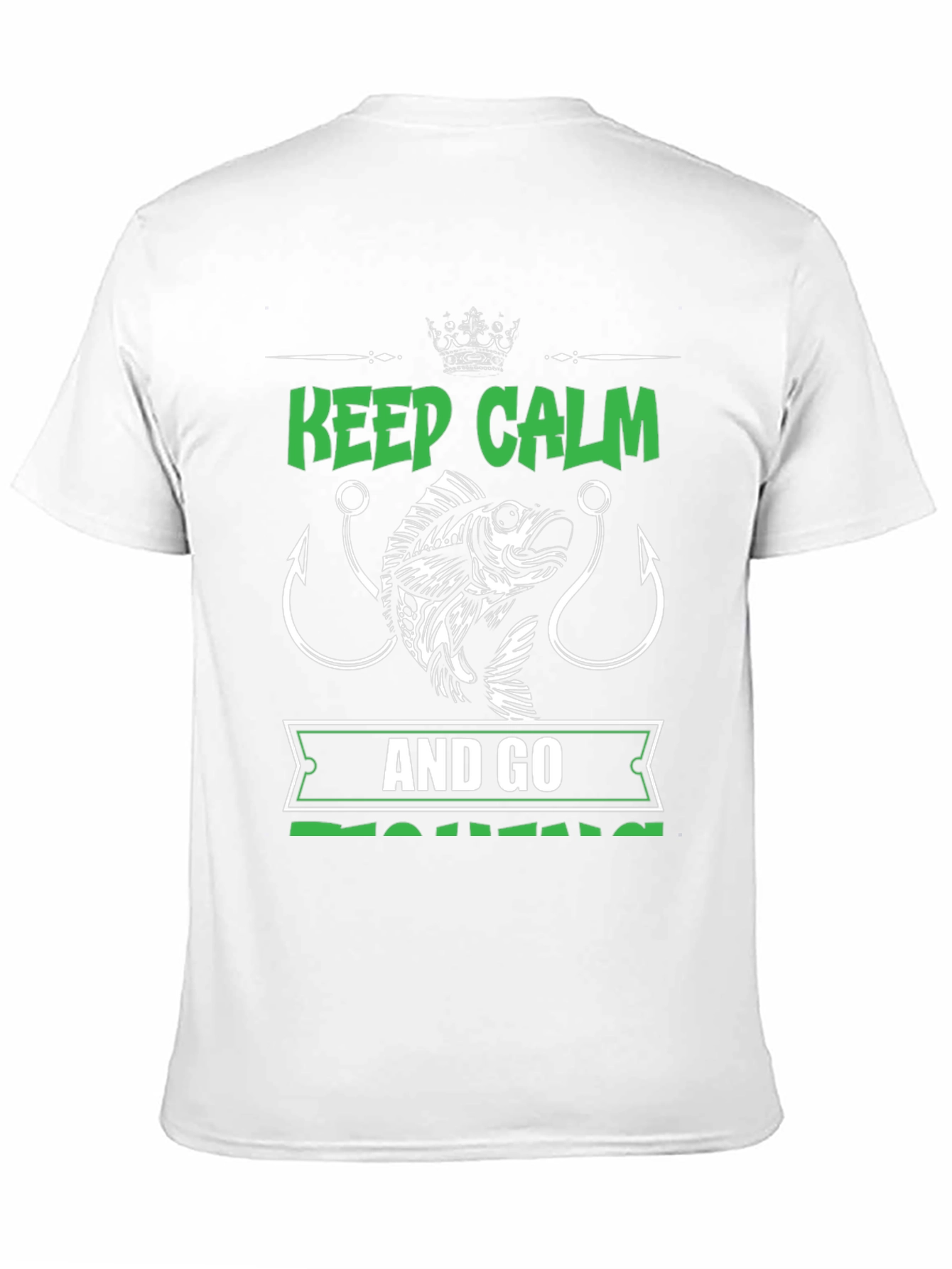 Keep Calm and Go Fishing Graphic Tee