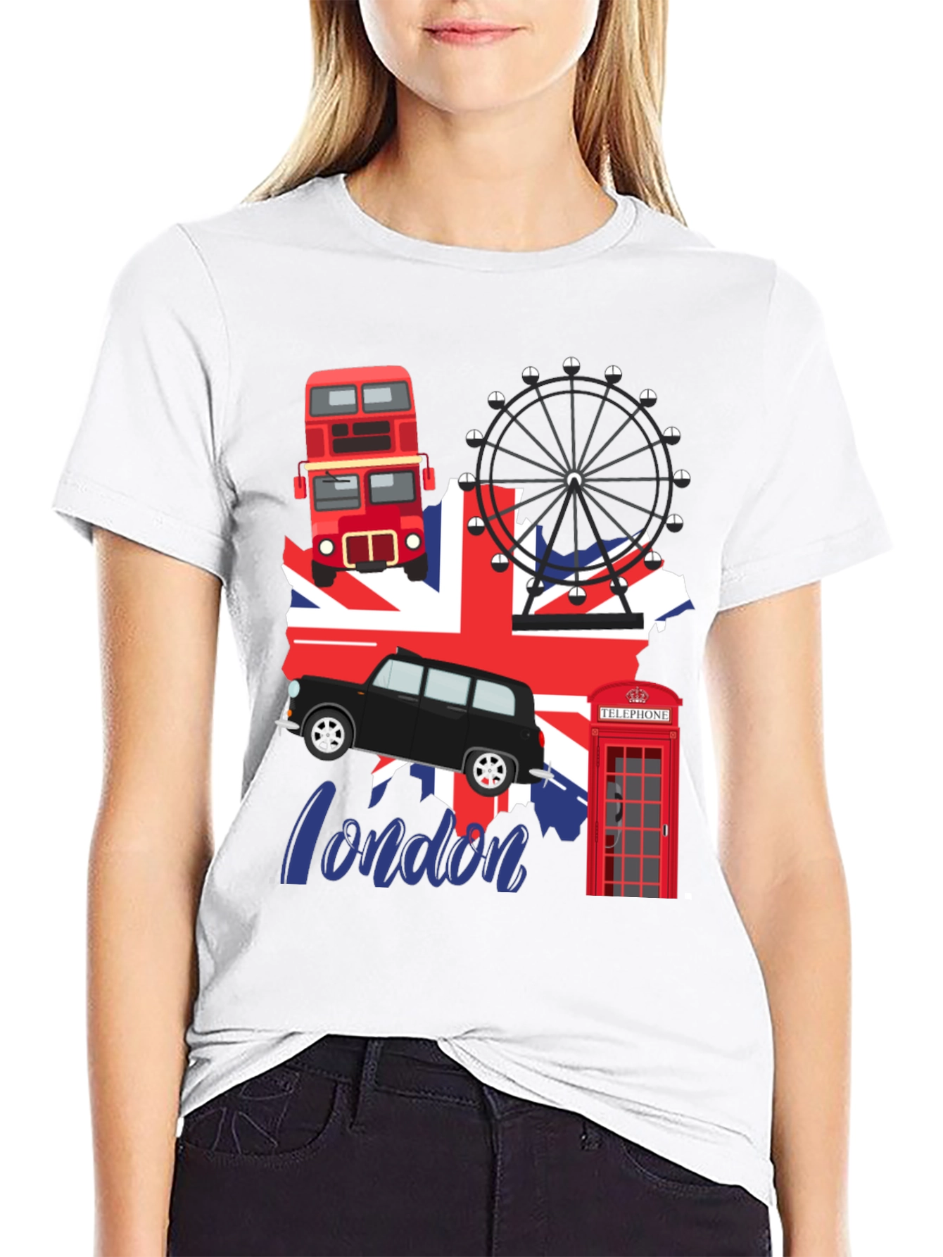 London Landmarks Graphic Tee