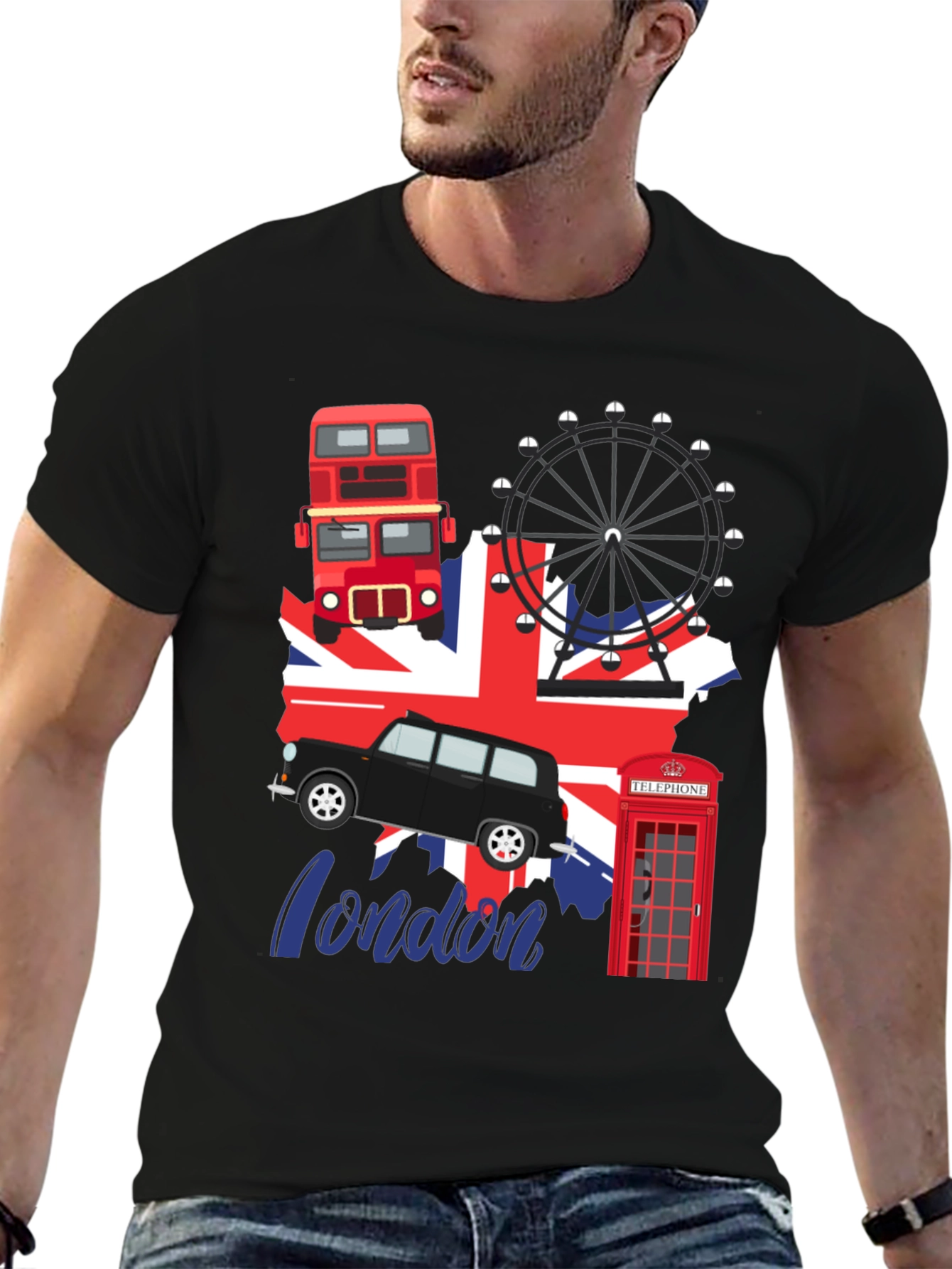 London Landmarks Graphic Tee