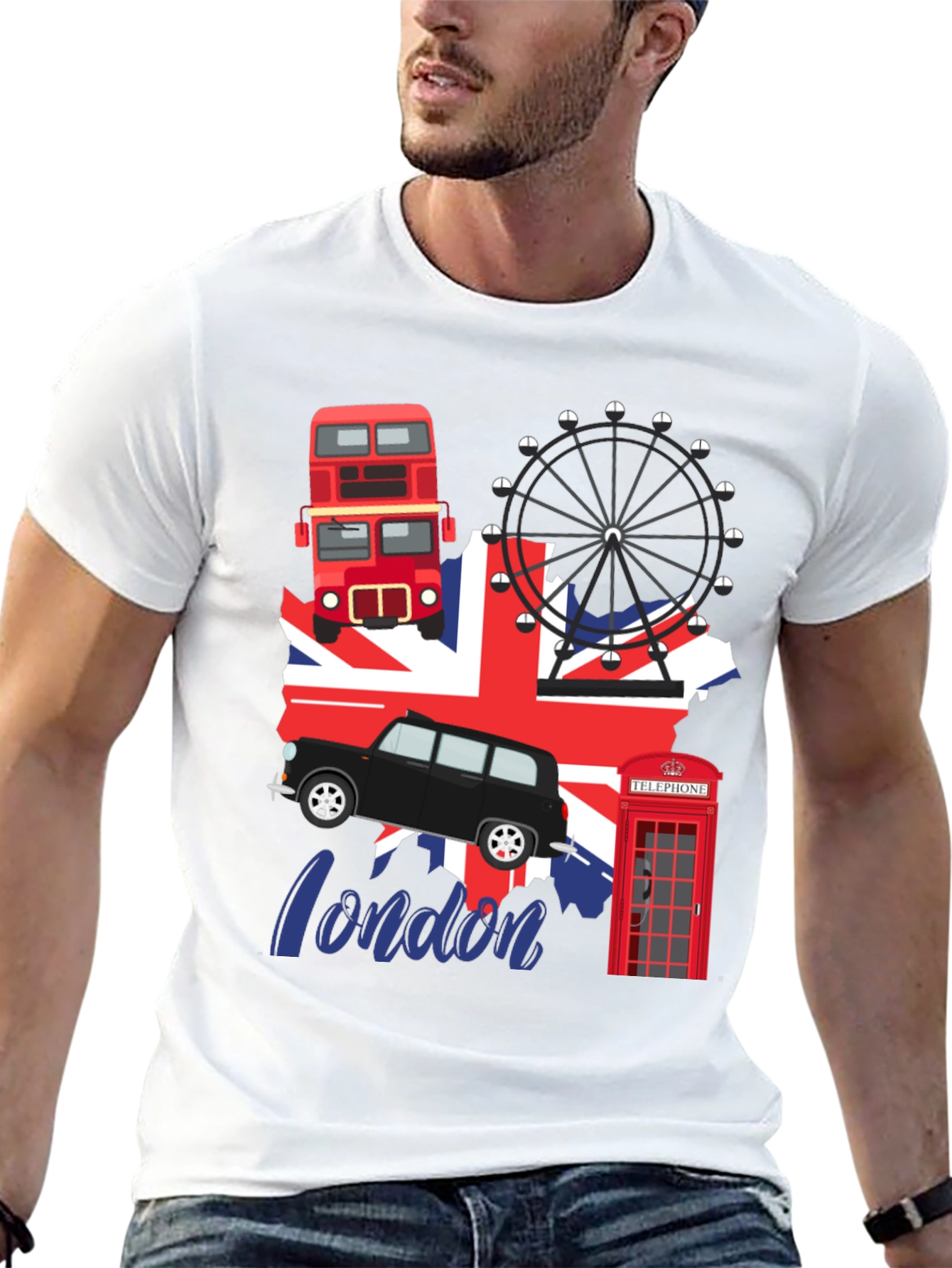 London Landmarks Graphic Tee
