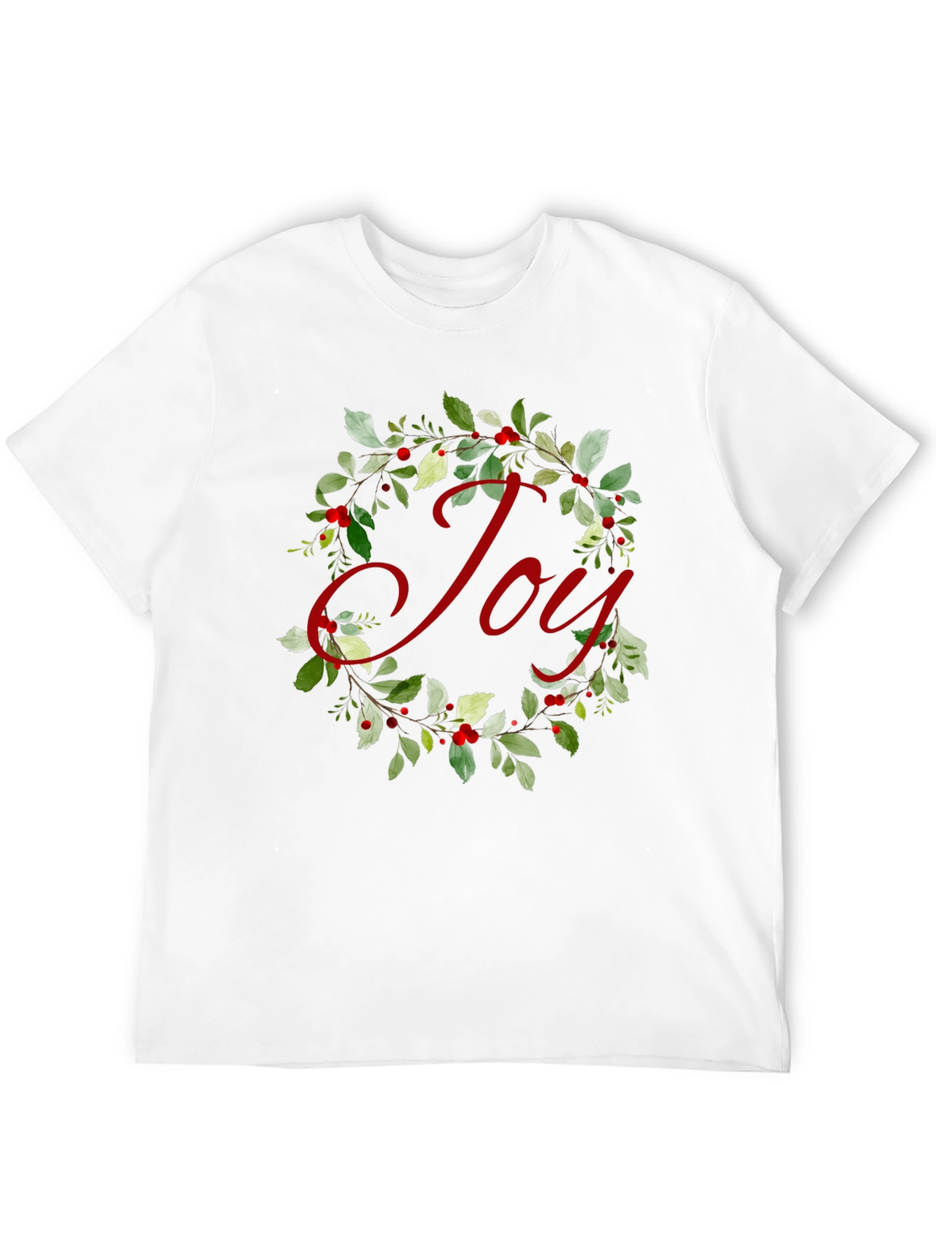 Joy Wreath Graphic Tee - Holiday Cheer