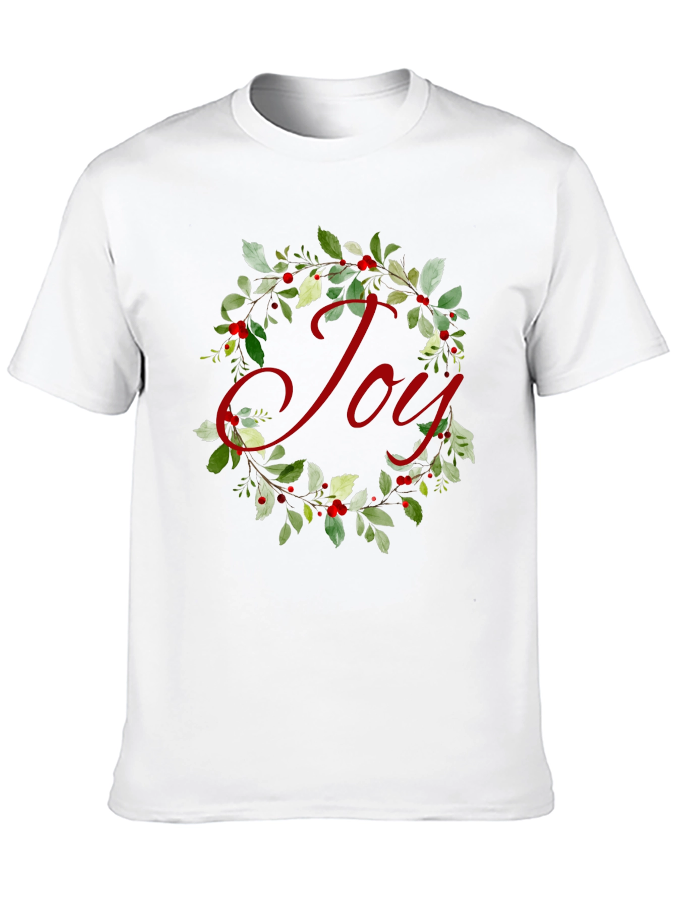 Joy Wreath Graphic Tee - Holiday Cheer