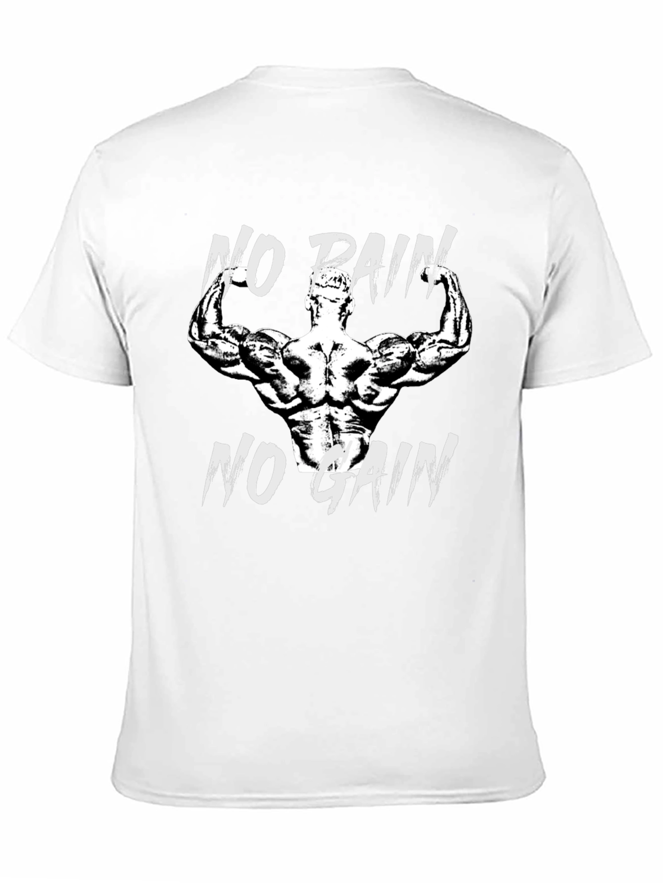 No Pain No Gain Graphic T-Shirt Fitness Motivation