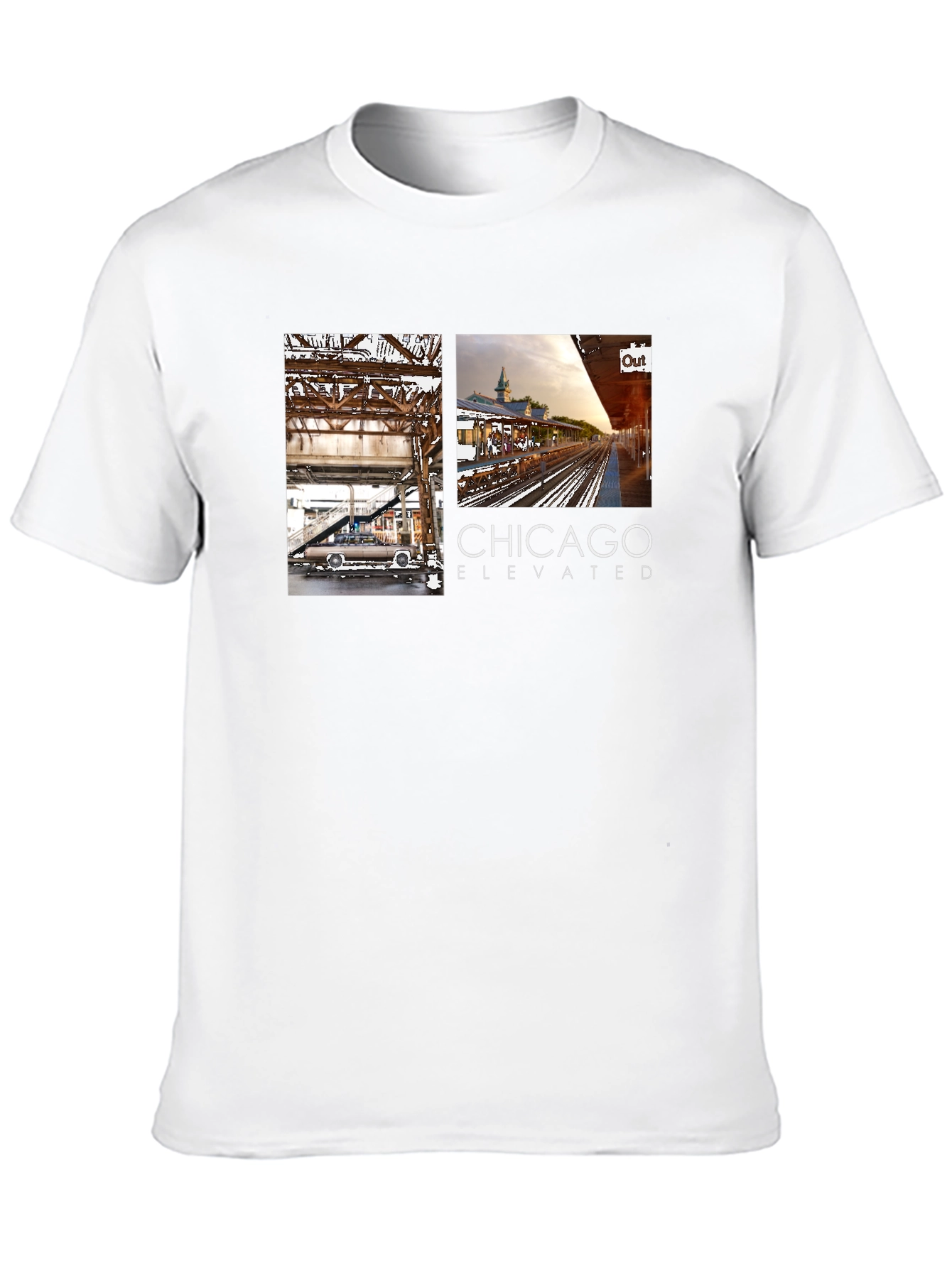 Chicago Elevated Train T-Shirt