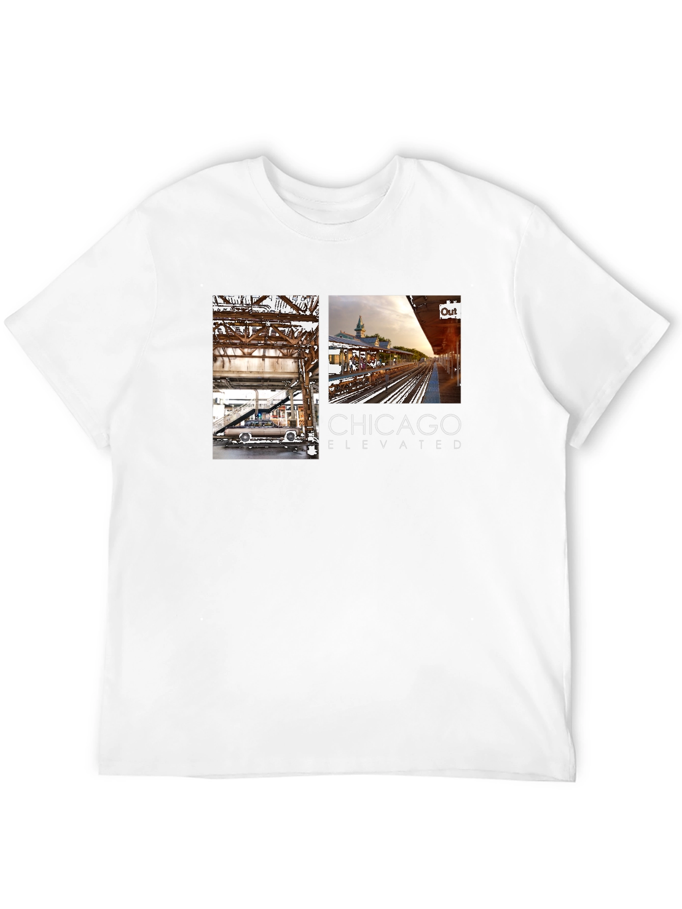 Chicago Elevated Train T-Shirt
