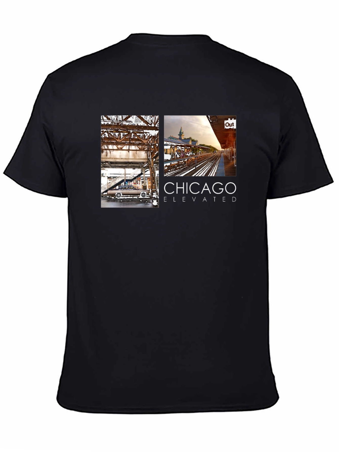Chicago Elevated Train T-Shirt