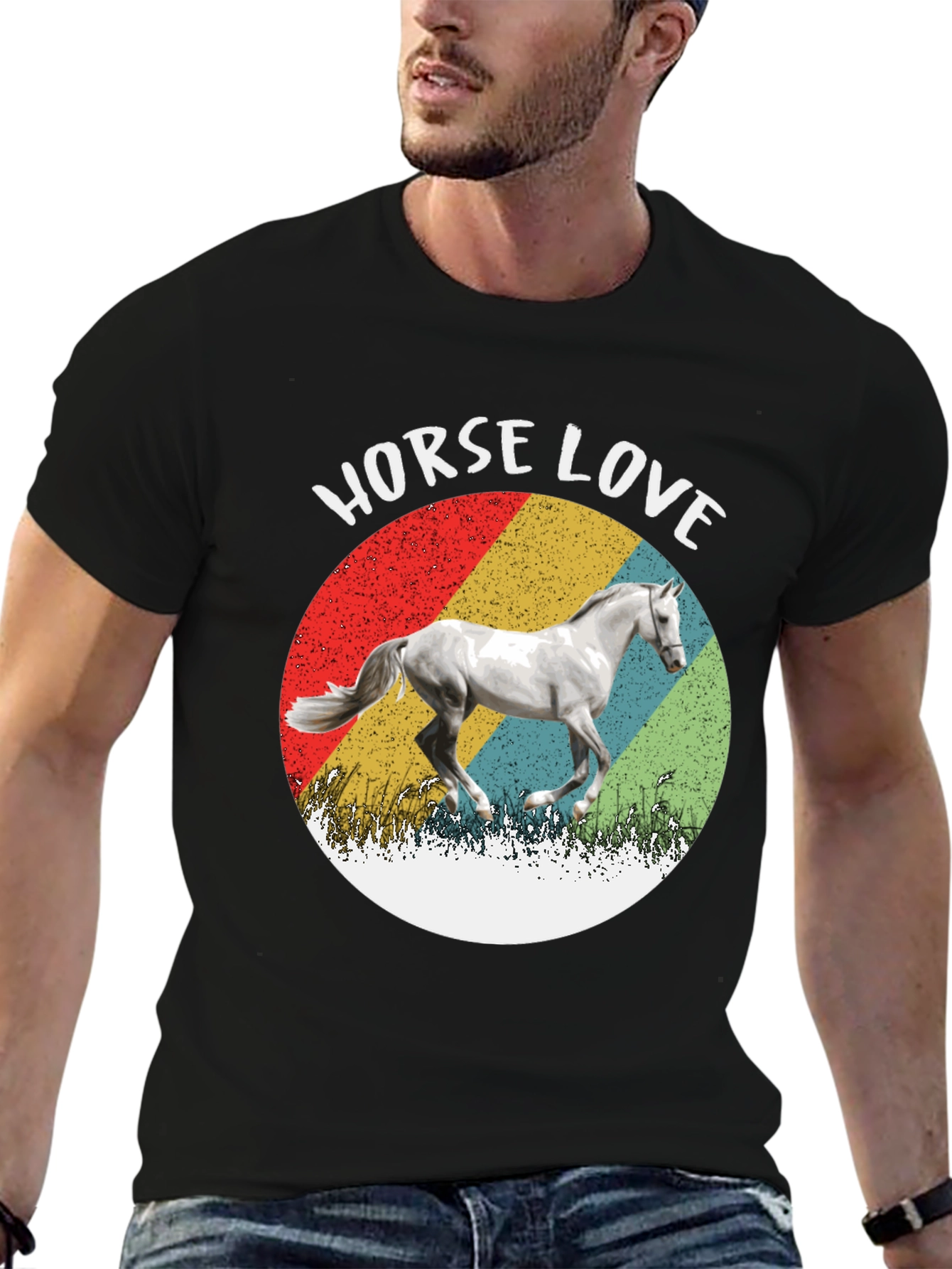 Horse Love T-Shirt - Retro Style Tee