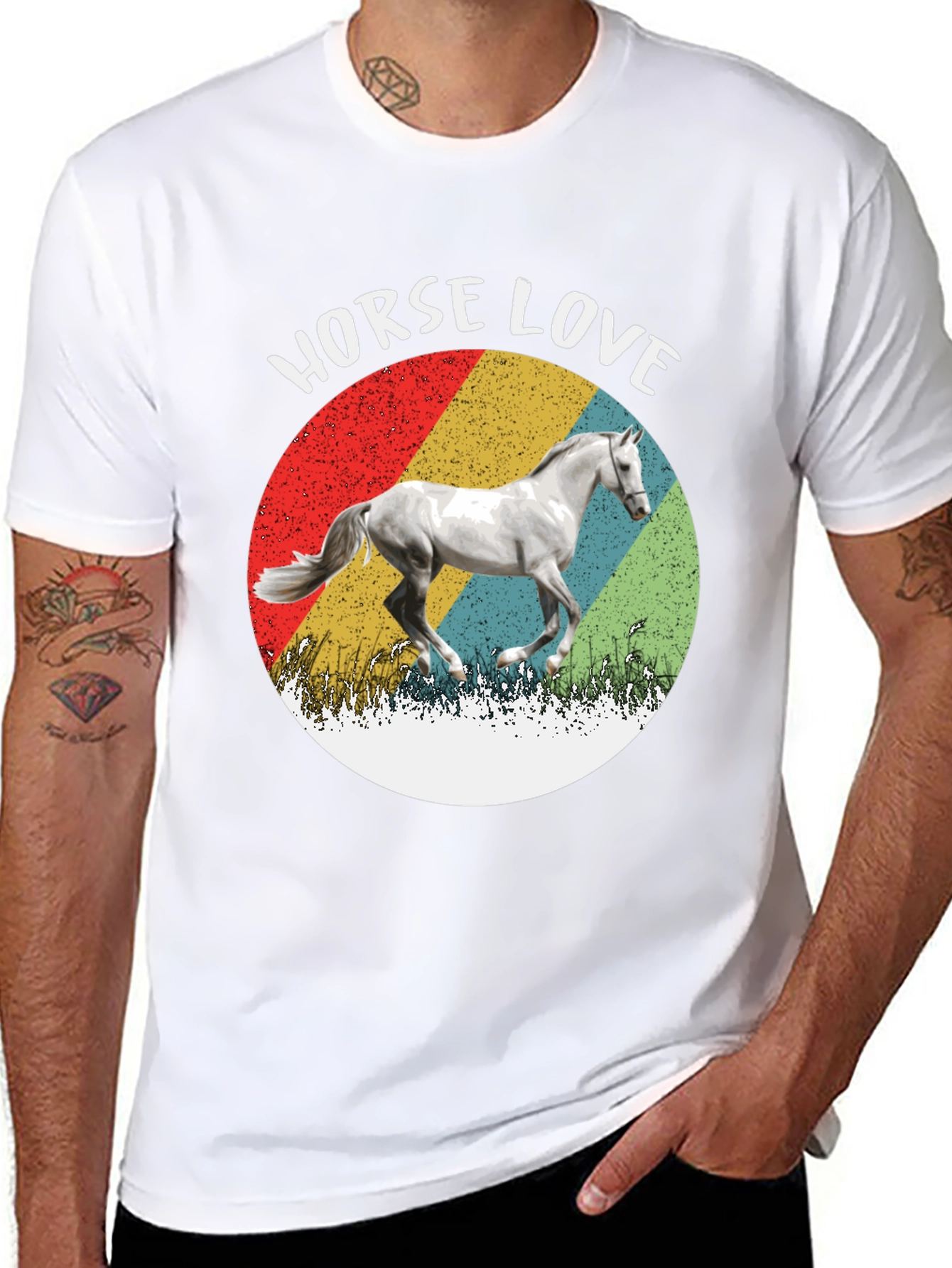 Horse Love T-Shirt - Retro Style Tee