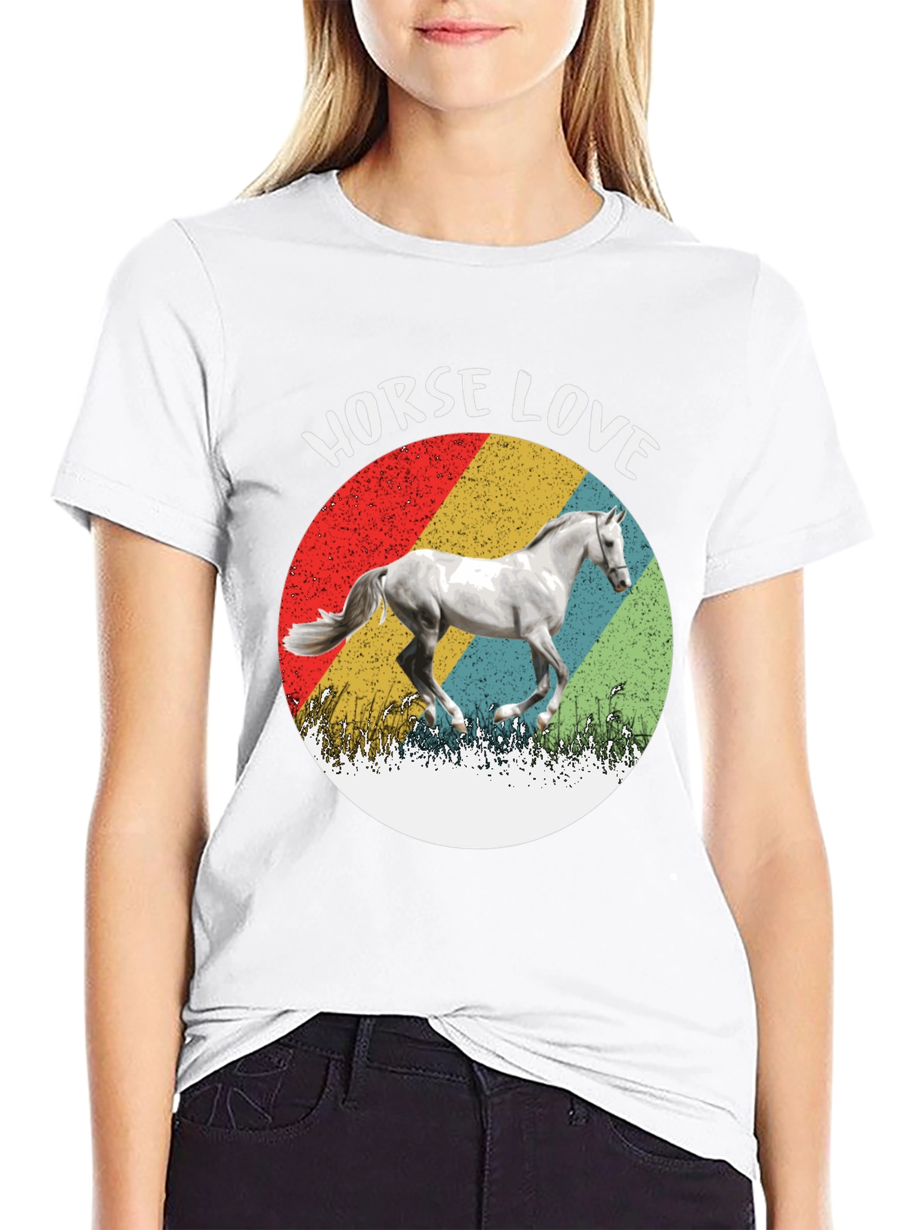 Horse Love T-Shirt - Retro Style Tee