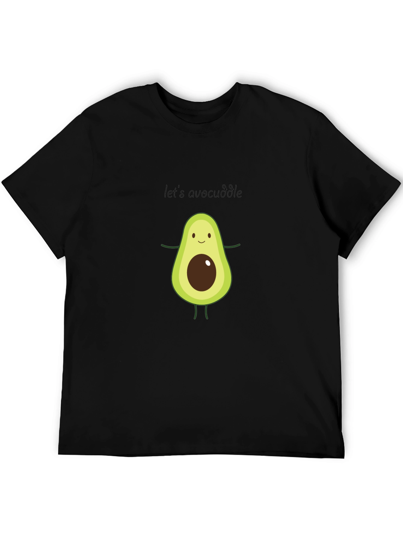 Cute Avocado Graphic Tee - Lets Avocuddle