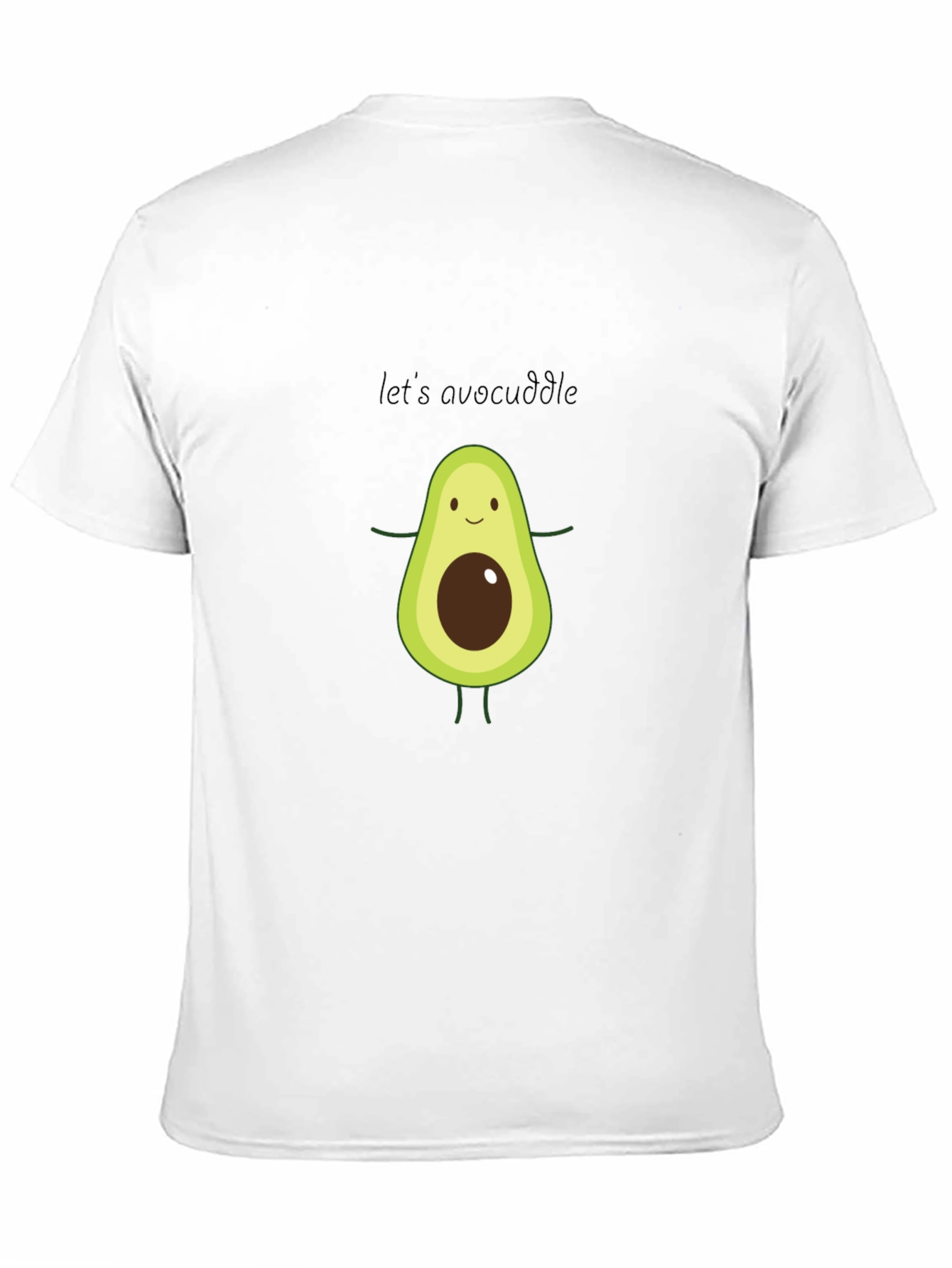 Cute Avocado Graphic Tee - Lets Avocuddle