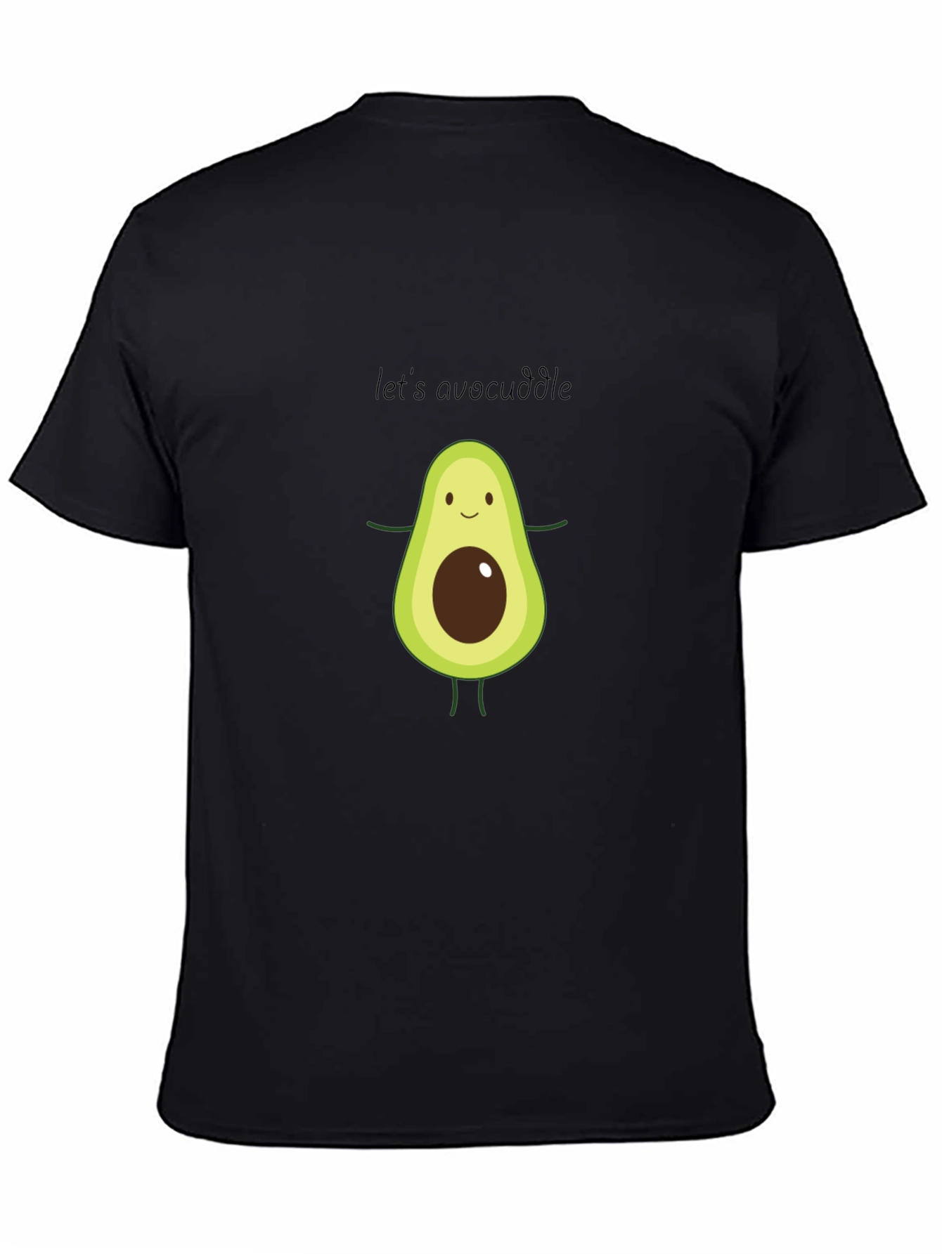 Cute Avocado Graphic Tee - Lets Avocuddle