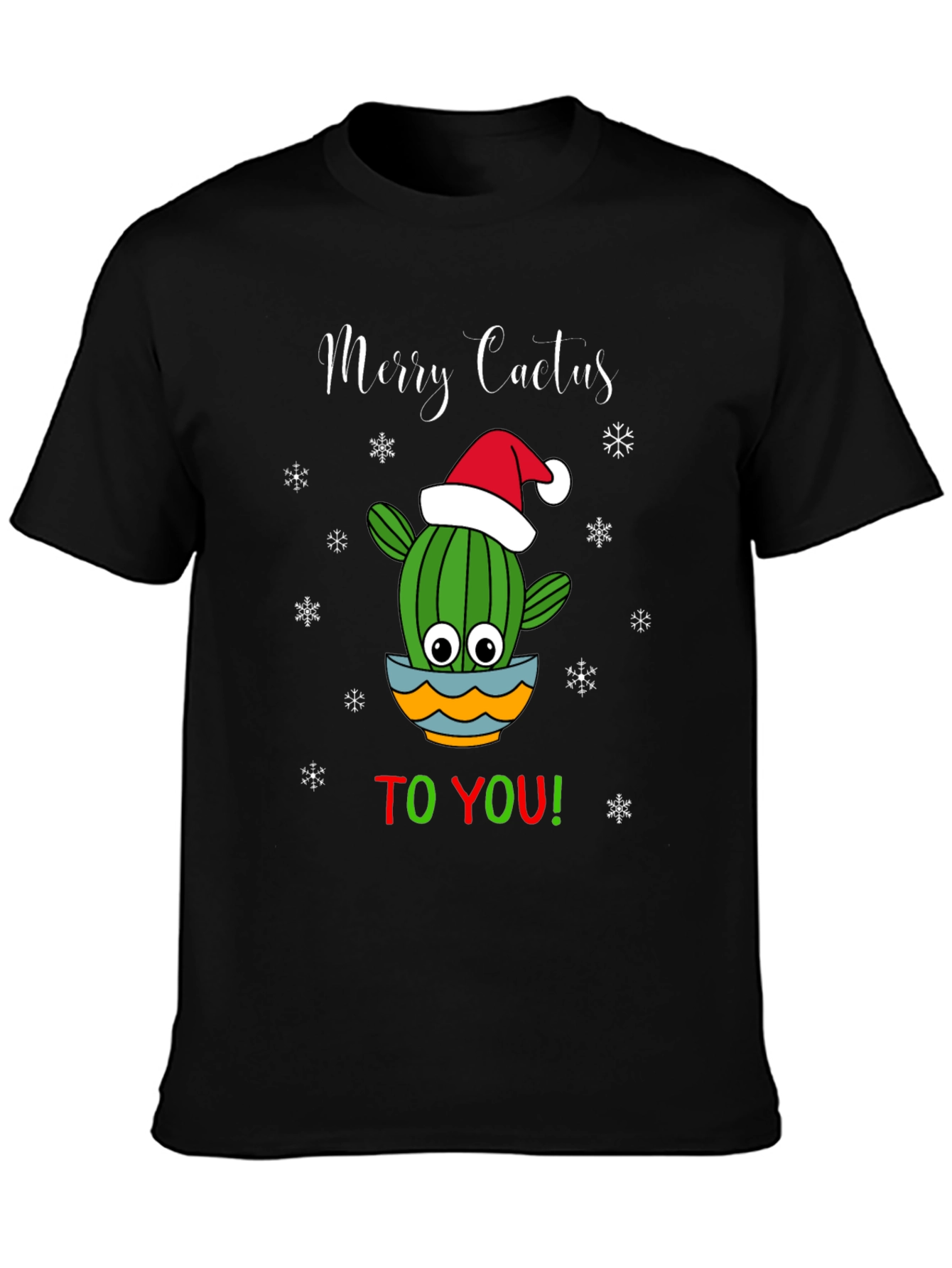 Merry Cactus Christmas T-Shirt