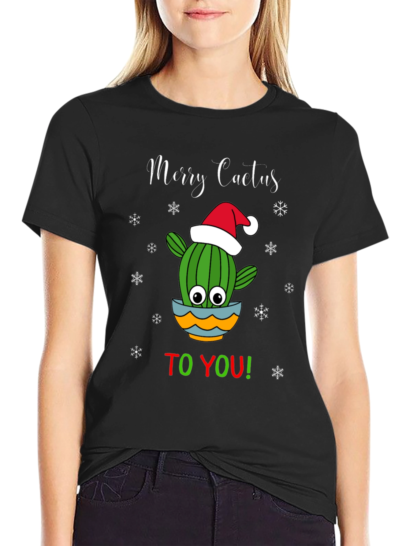 Merry Cactus Christmas T-Shirt
