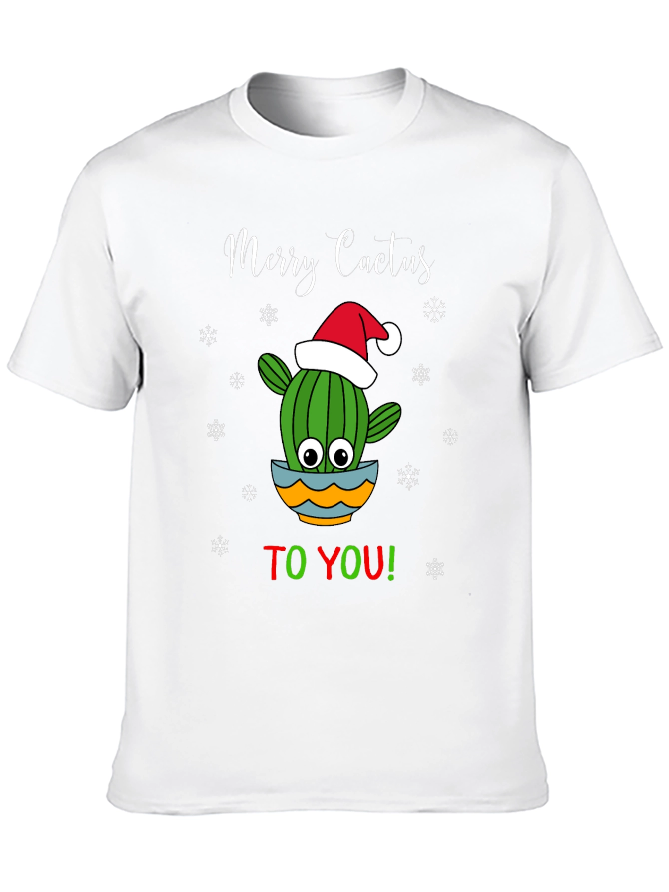 Merry Cactus Christmas T-Shirt
