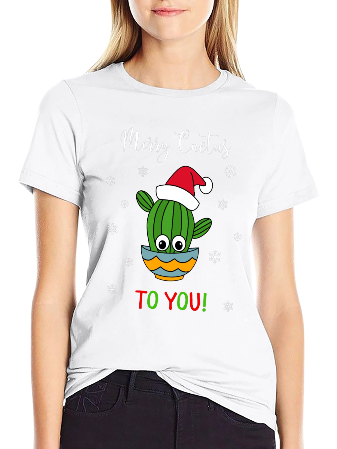 Merry Cactus Christmas T-Shirt