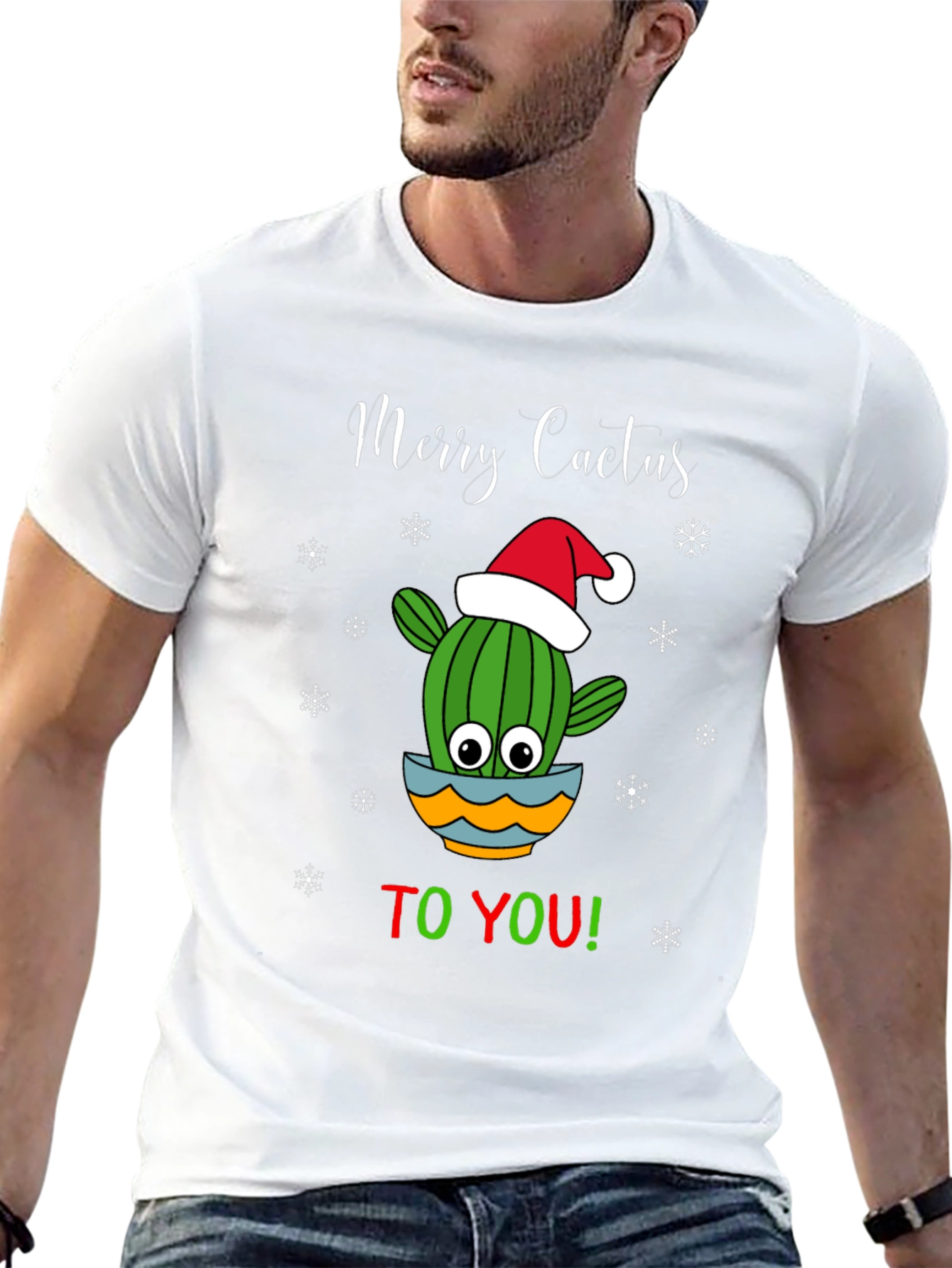 Merry Cactus Christmas T-Shirt
