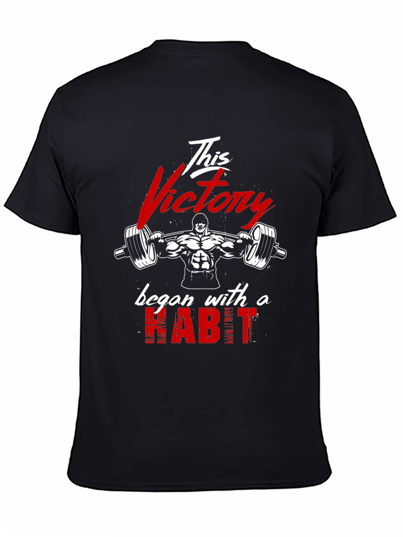 Victory Habit Gym T-Shirt - Fitness Motivation