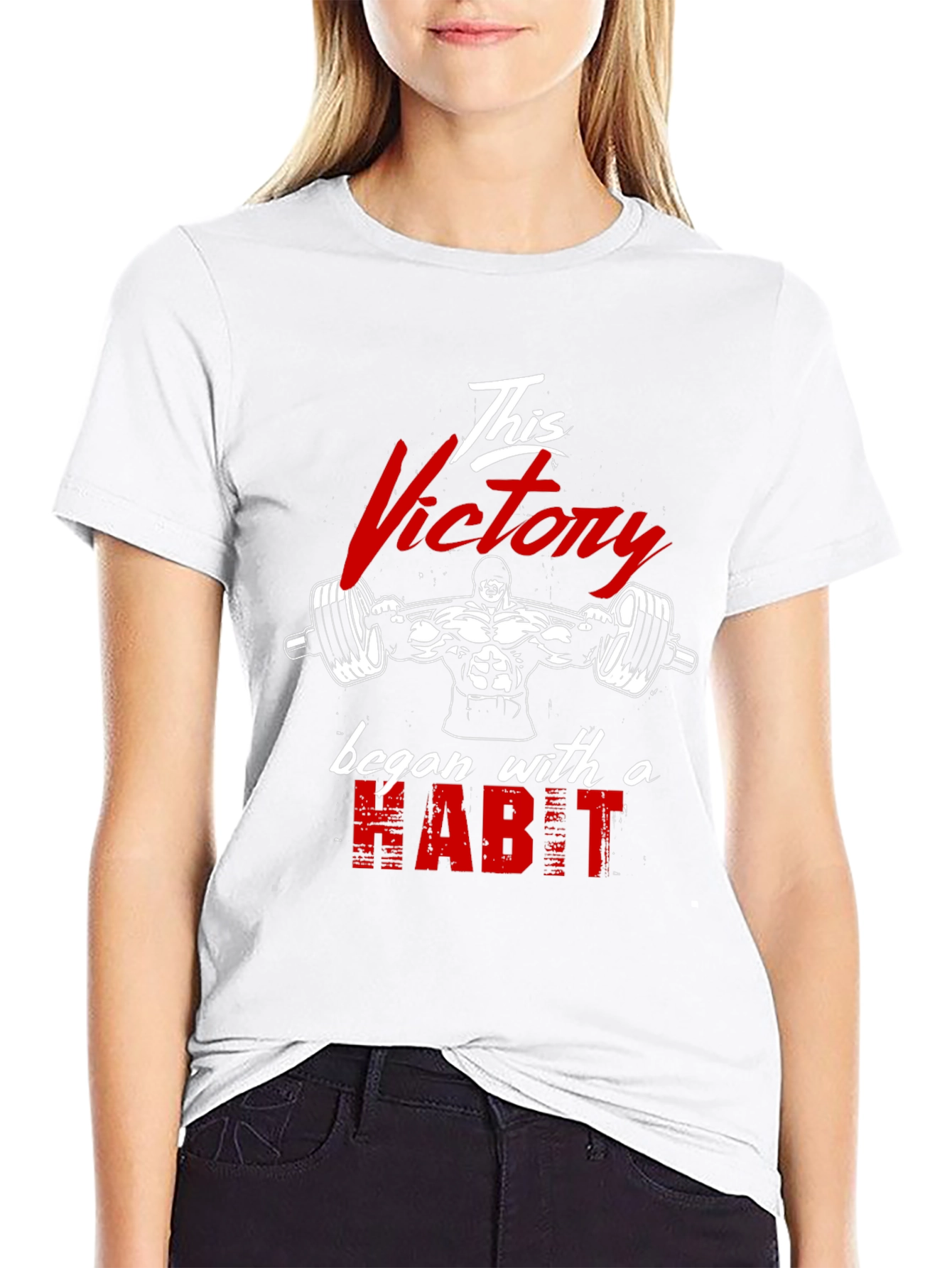 Victory Habit Gym T-Shirt - Fitness Motivation