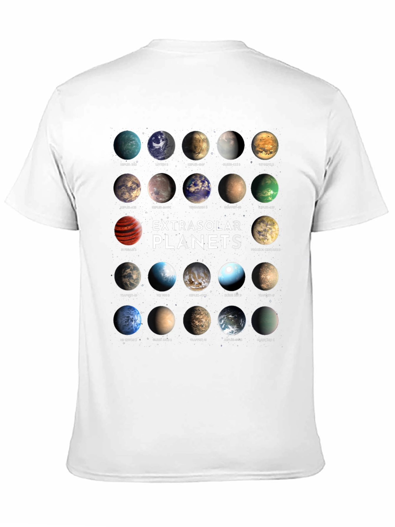 Exoplanets Graphic Print T-Shirt
