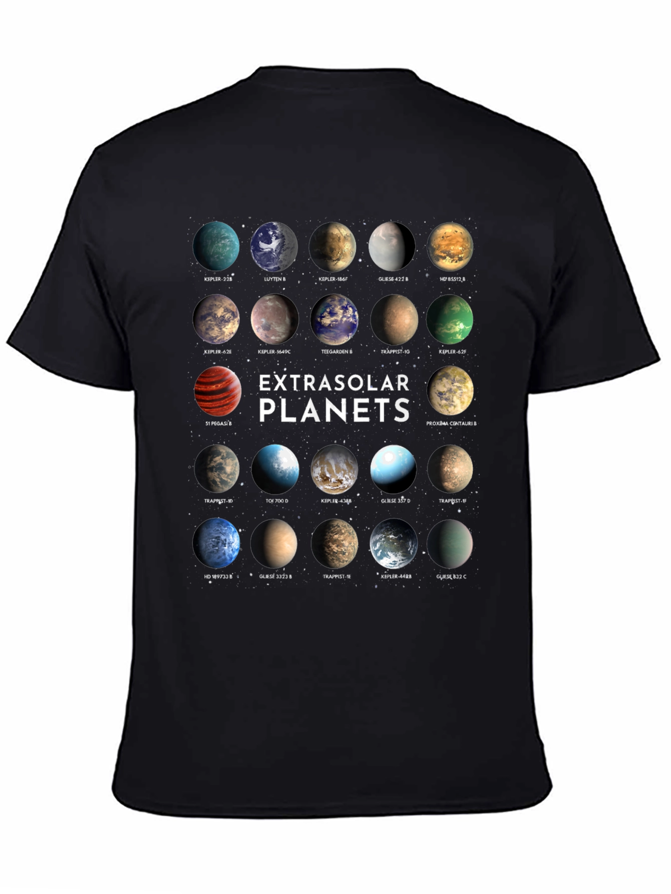 Exoplanets Graphic Print T-Shirt