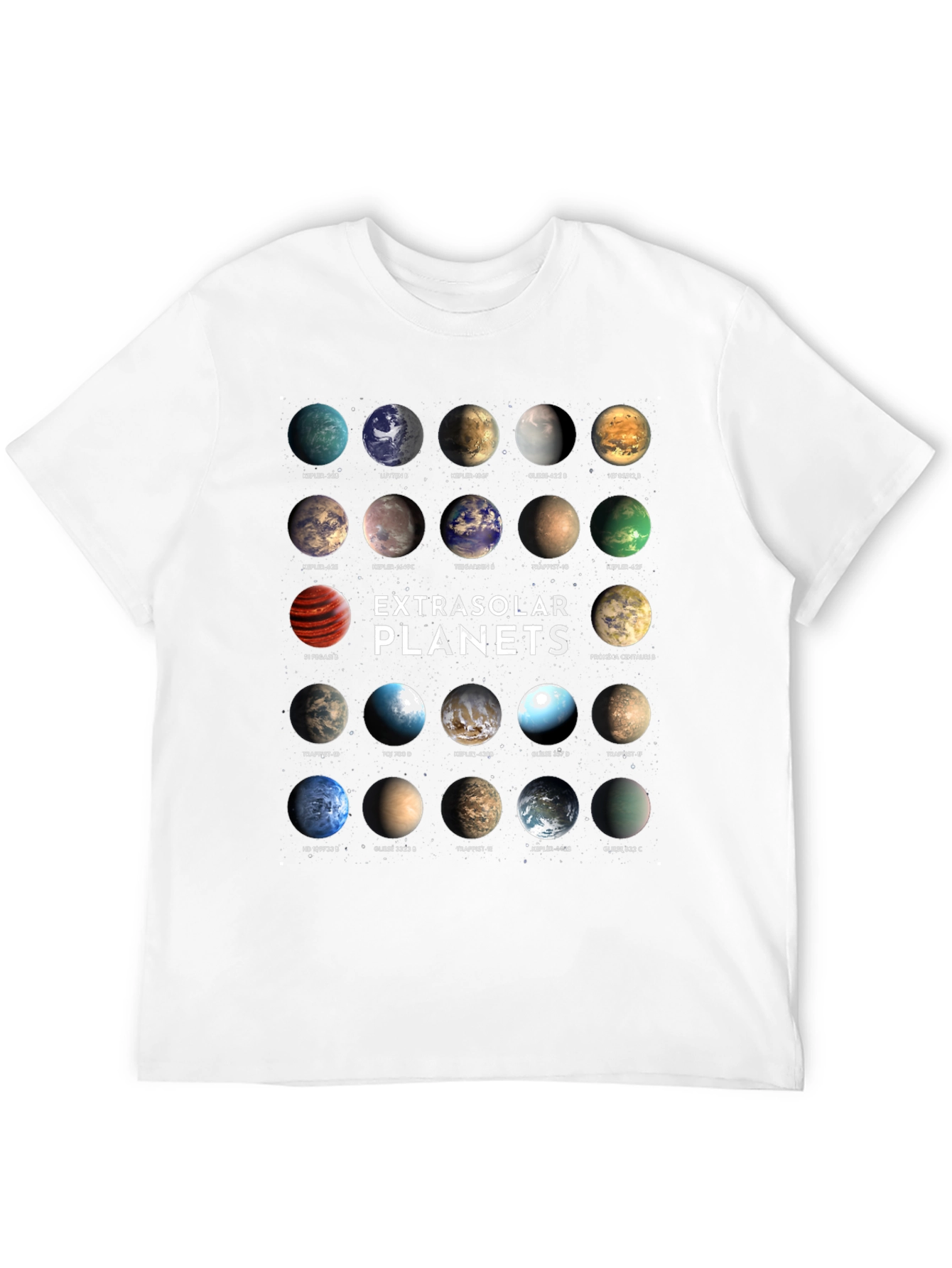 Exoplanets Graphic Print T-Shirt