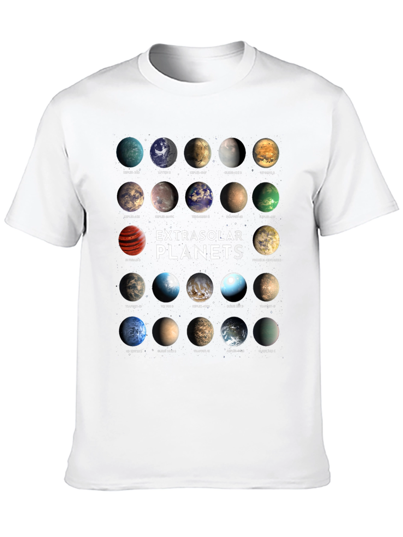 Exoplanets Graphic Print T-Shirt