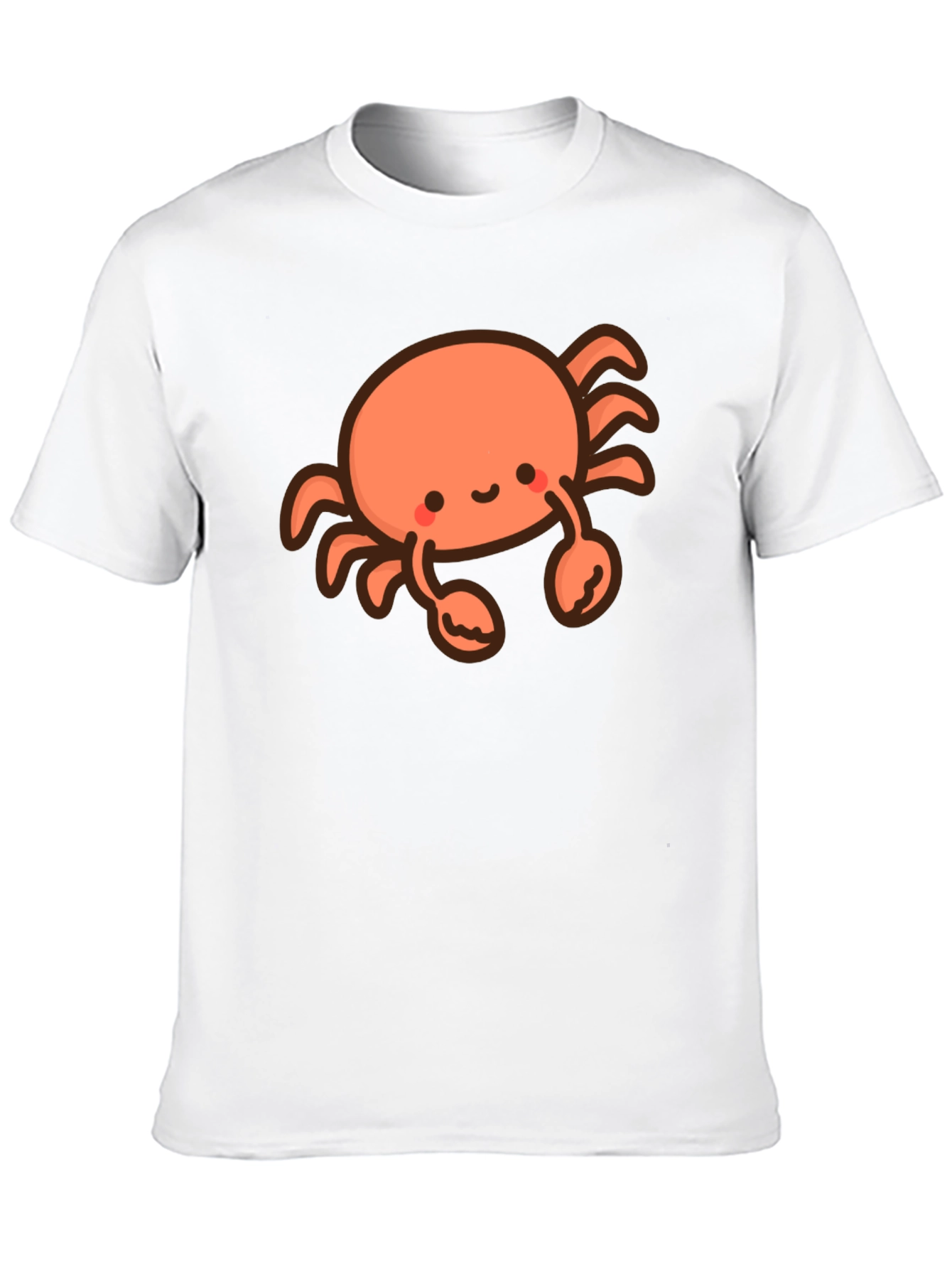 Cute Crab Graphic T-Shirt - Soft Cotton Tee