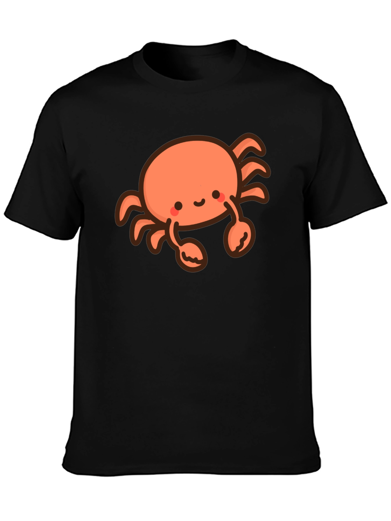 Cute Crab Graphic T-Shirt - Soft Cotton Tee