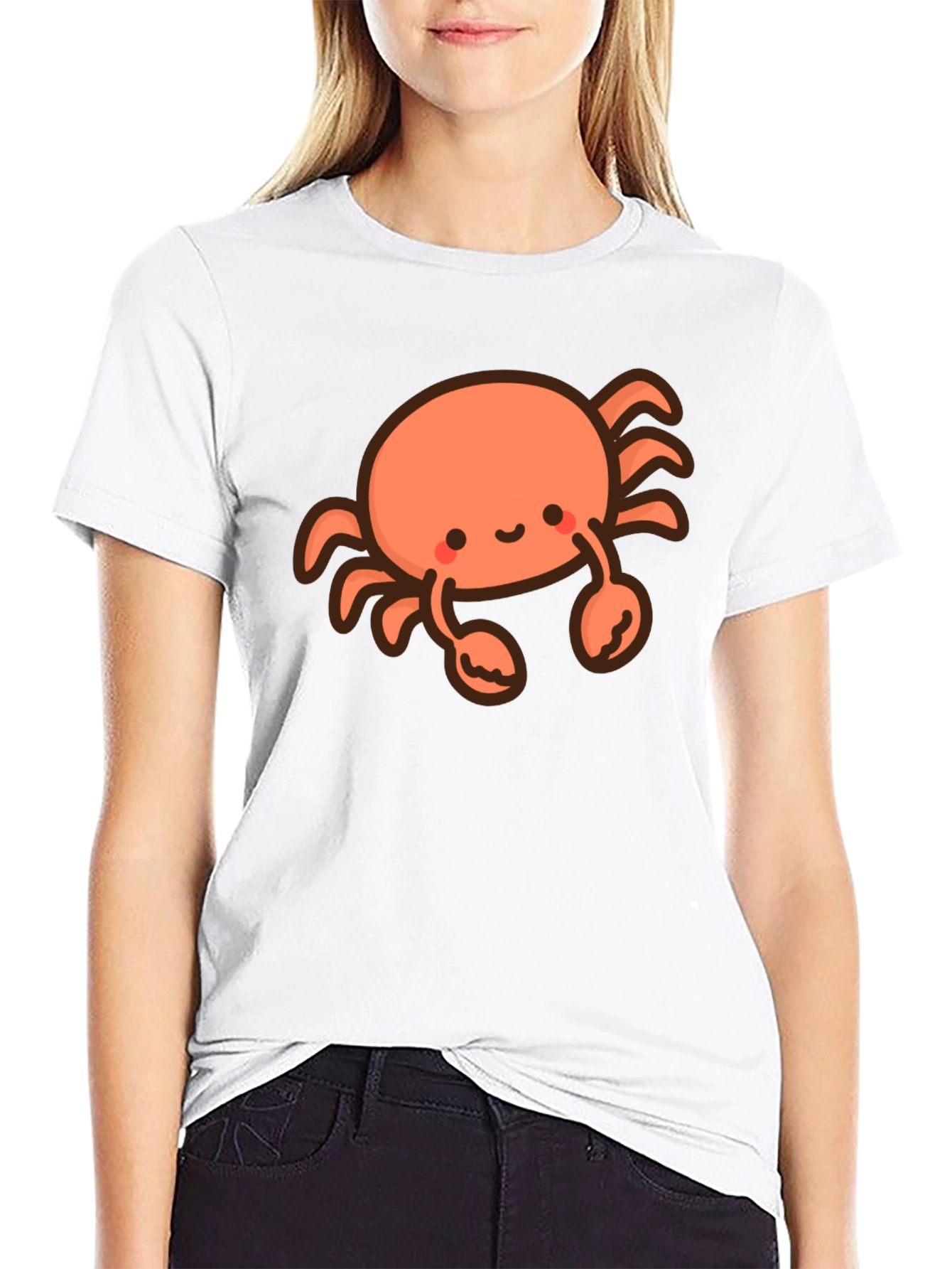 Cute Crab Graphic T-Shirt - Soft Cotton Tee