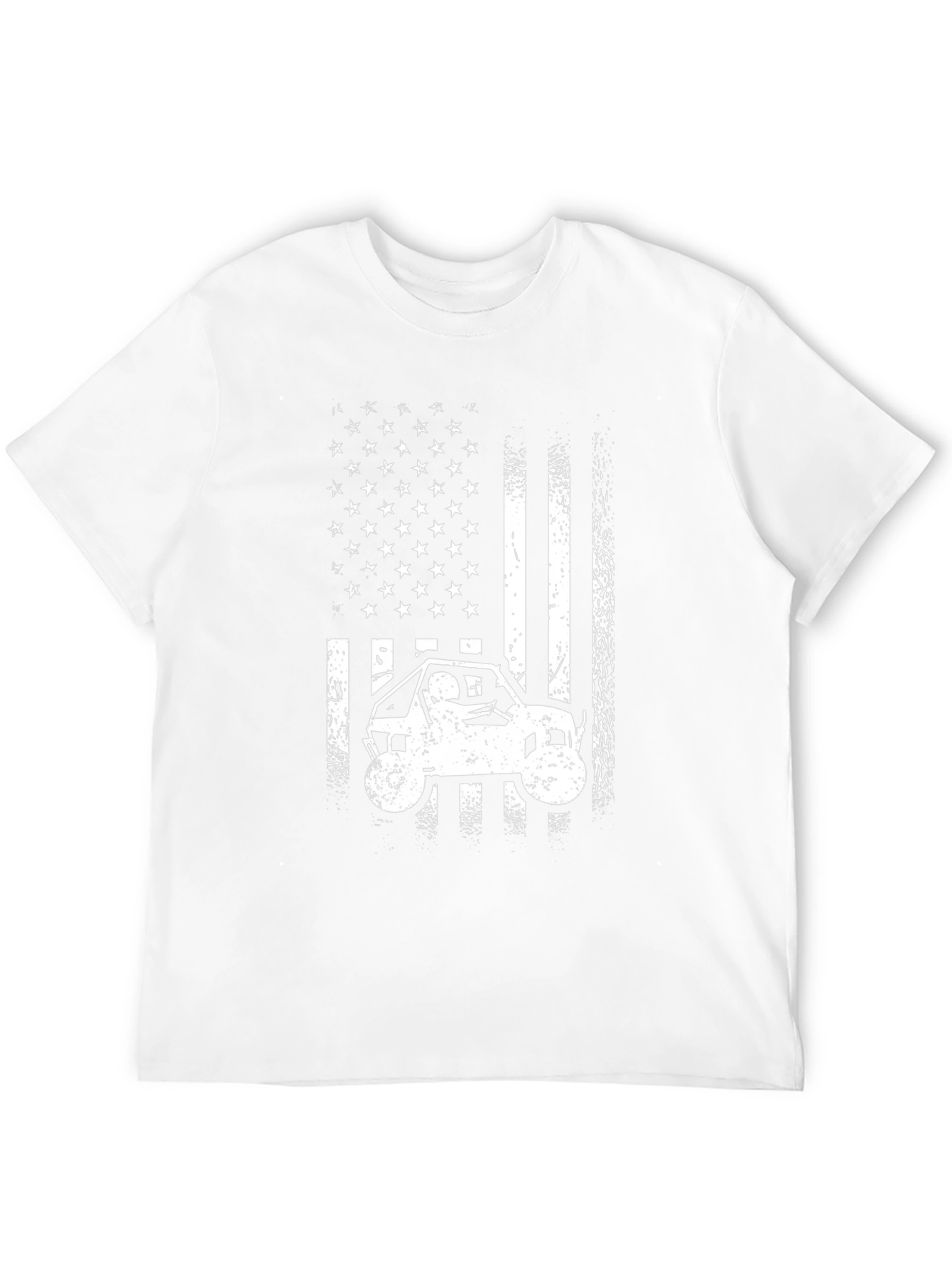 Off-Road Vehicle American Flag Graphic Tee