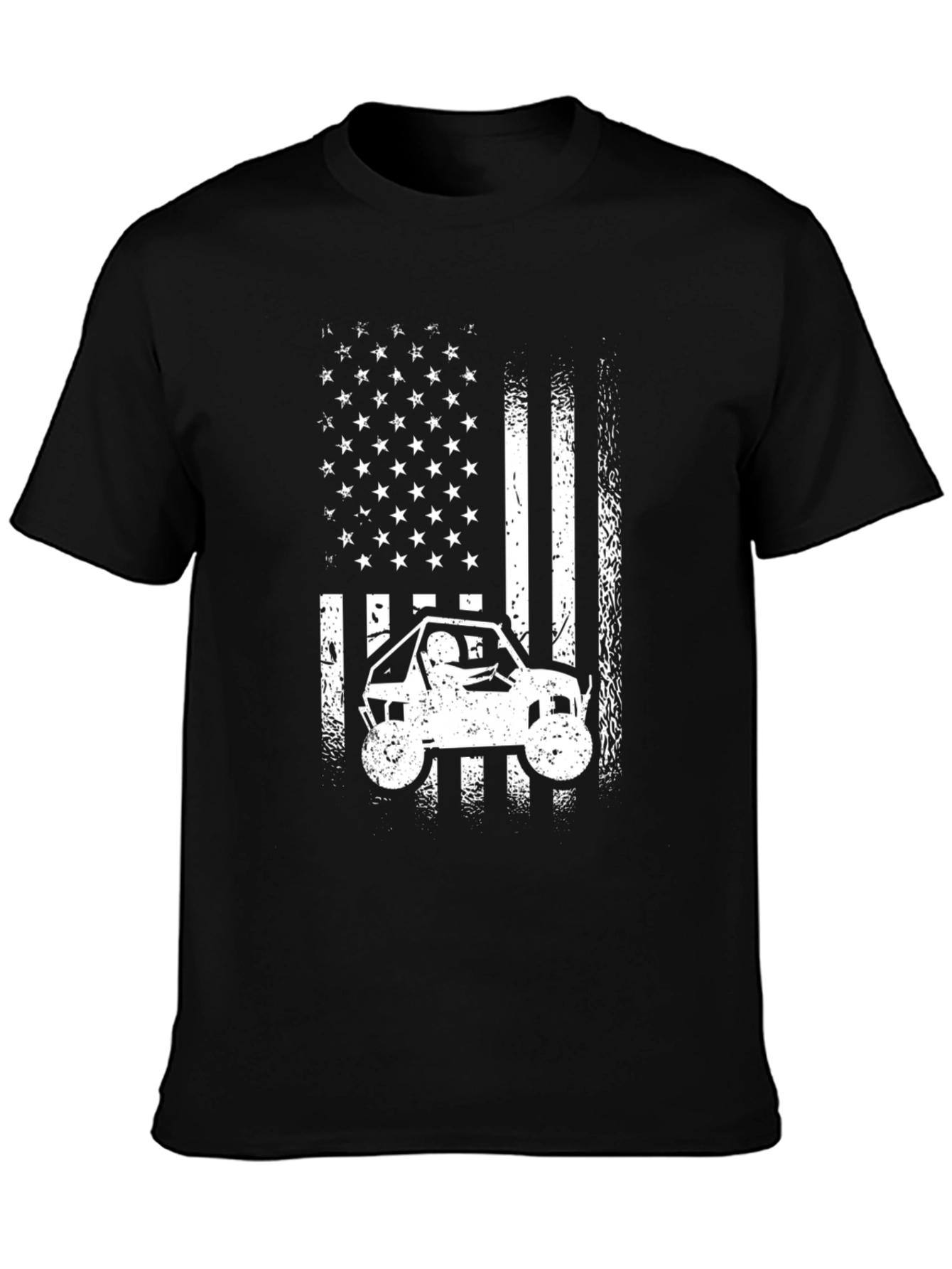 Off-Road Vehicle American Flag Graphic Tee