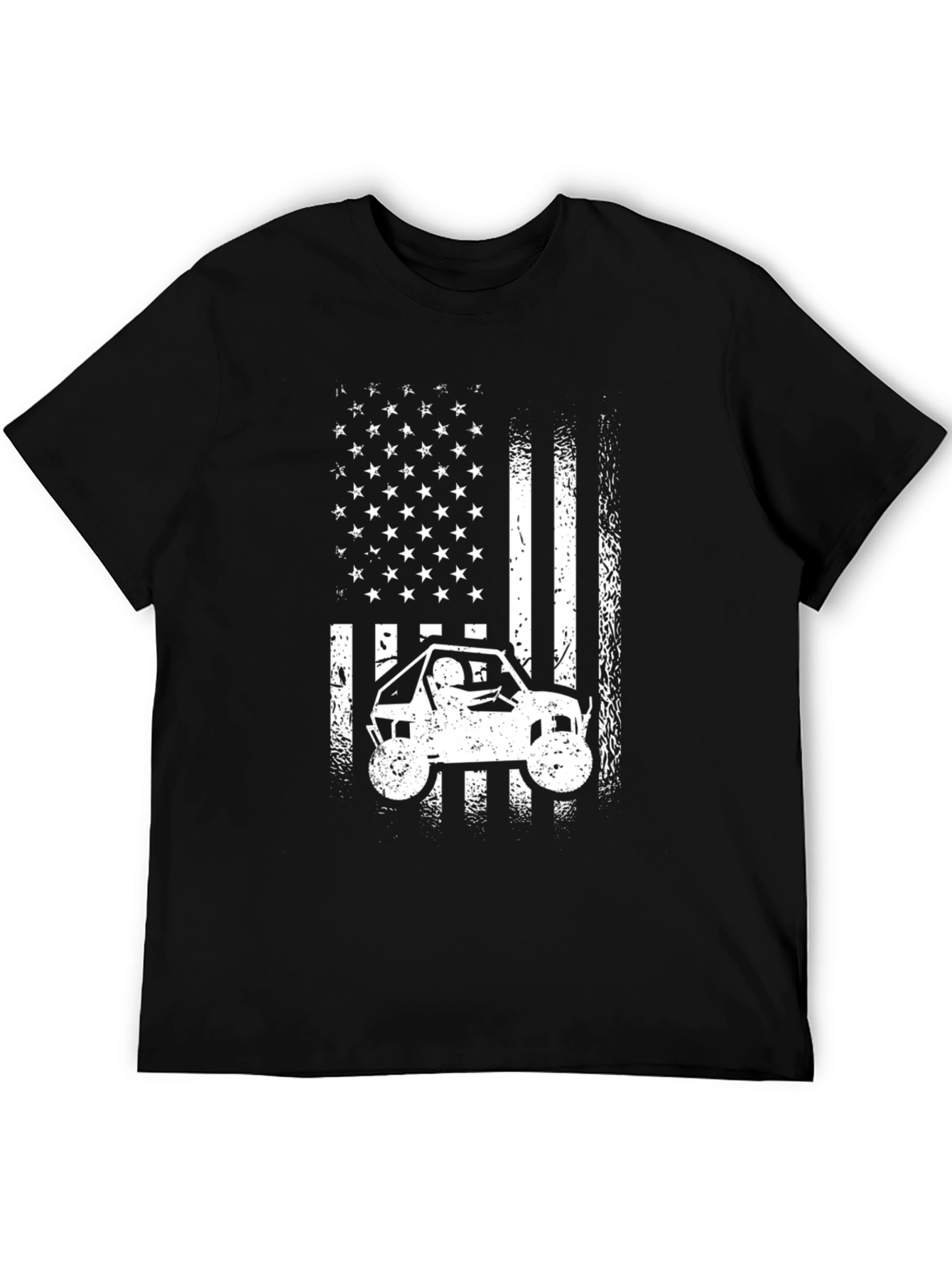 Off-Road Vehicle American Flag Graphic Tee