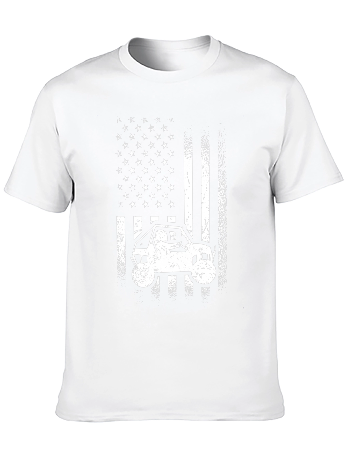 Off-Road Vehicle American Flag Graphic Tee