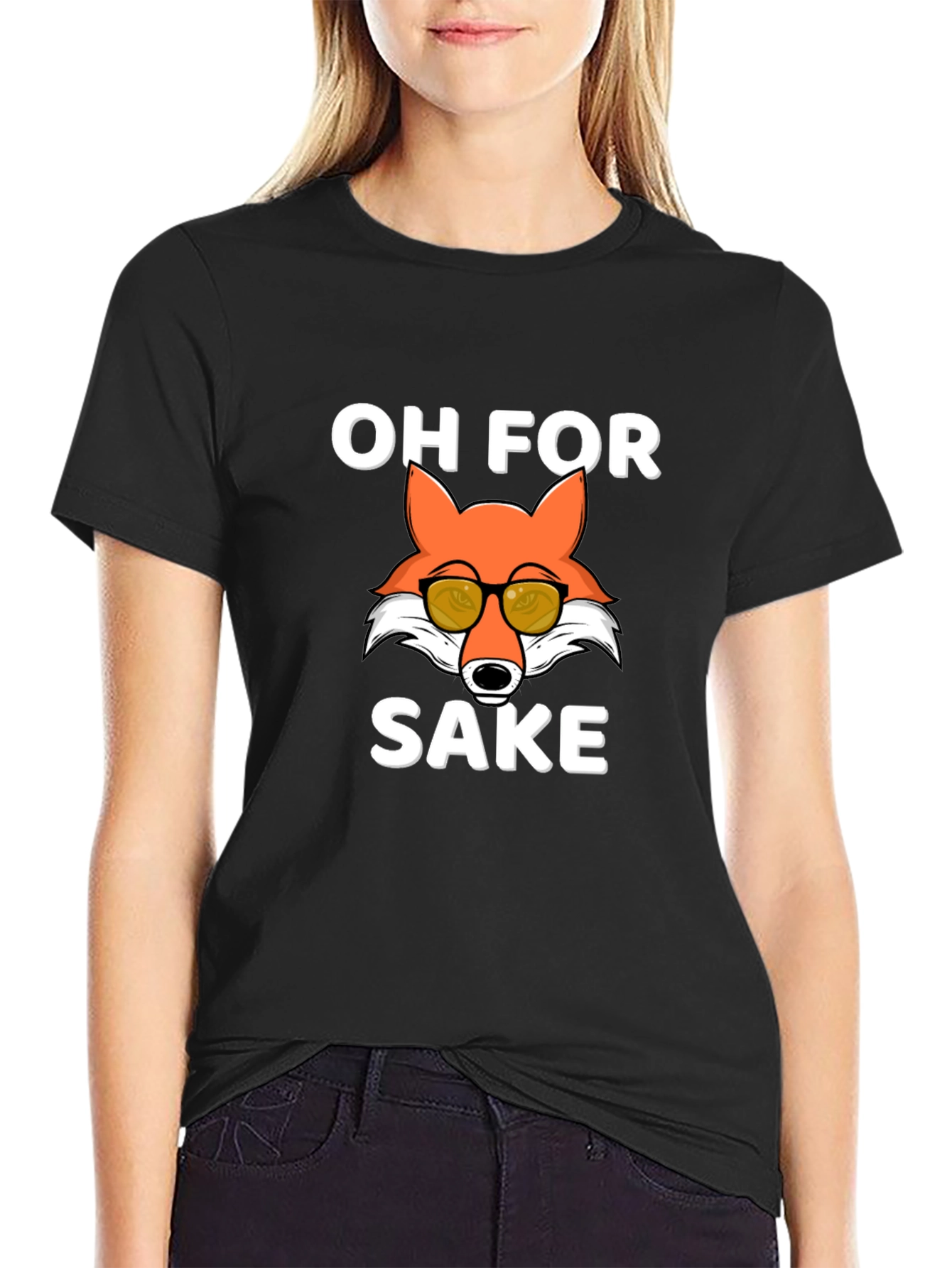 Oh For Fox Sake Funny Graphic Tee